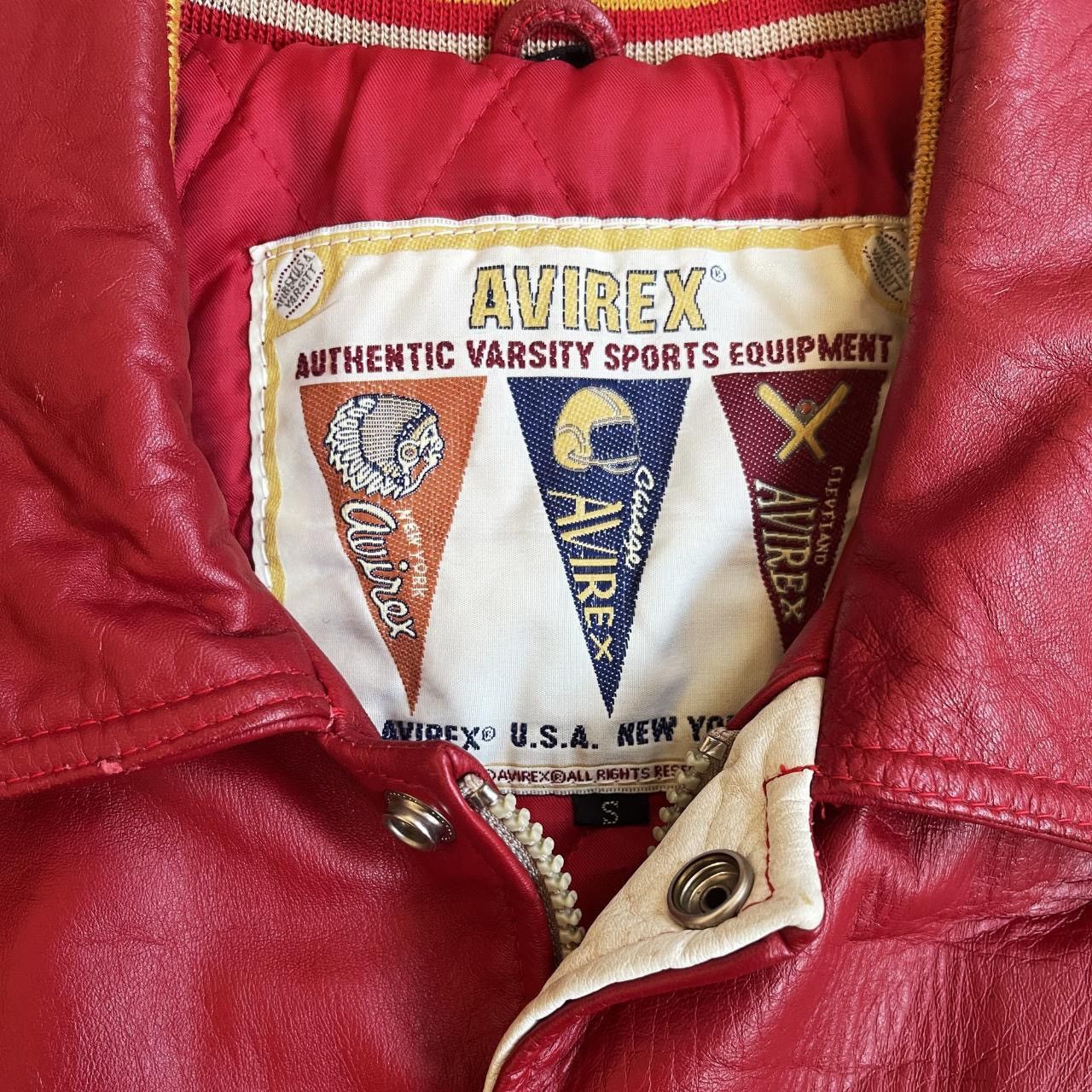 Avirex × Vintage Avirex Leather Varsity Jacket Size US S / EU 44-46 / 1 - 5 Thumbnail