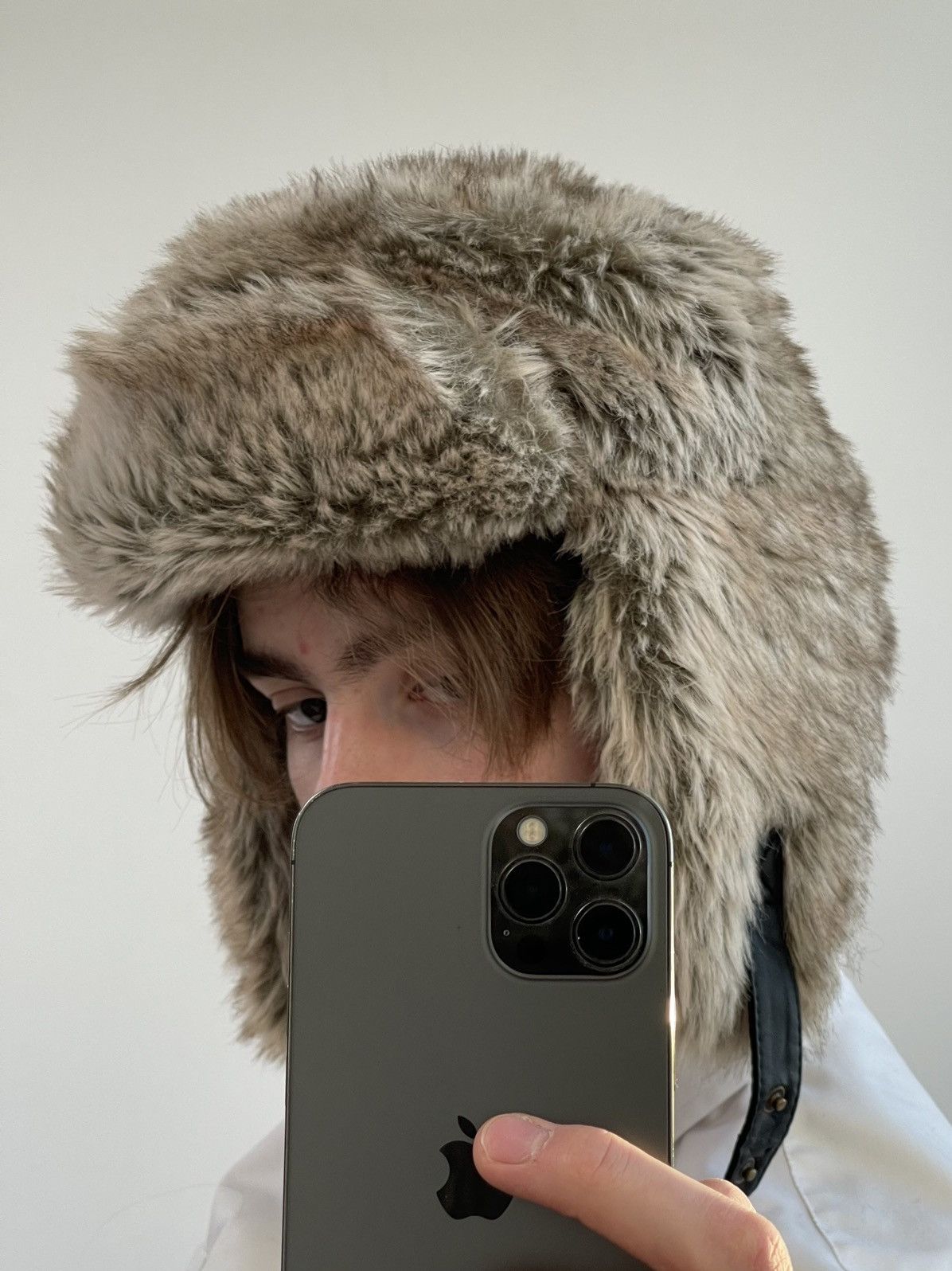 Vintage Vintage fuzzy mohair japanese ushanka hat avant garde Size ONE SIZE - 4 Thumbnail