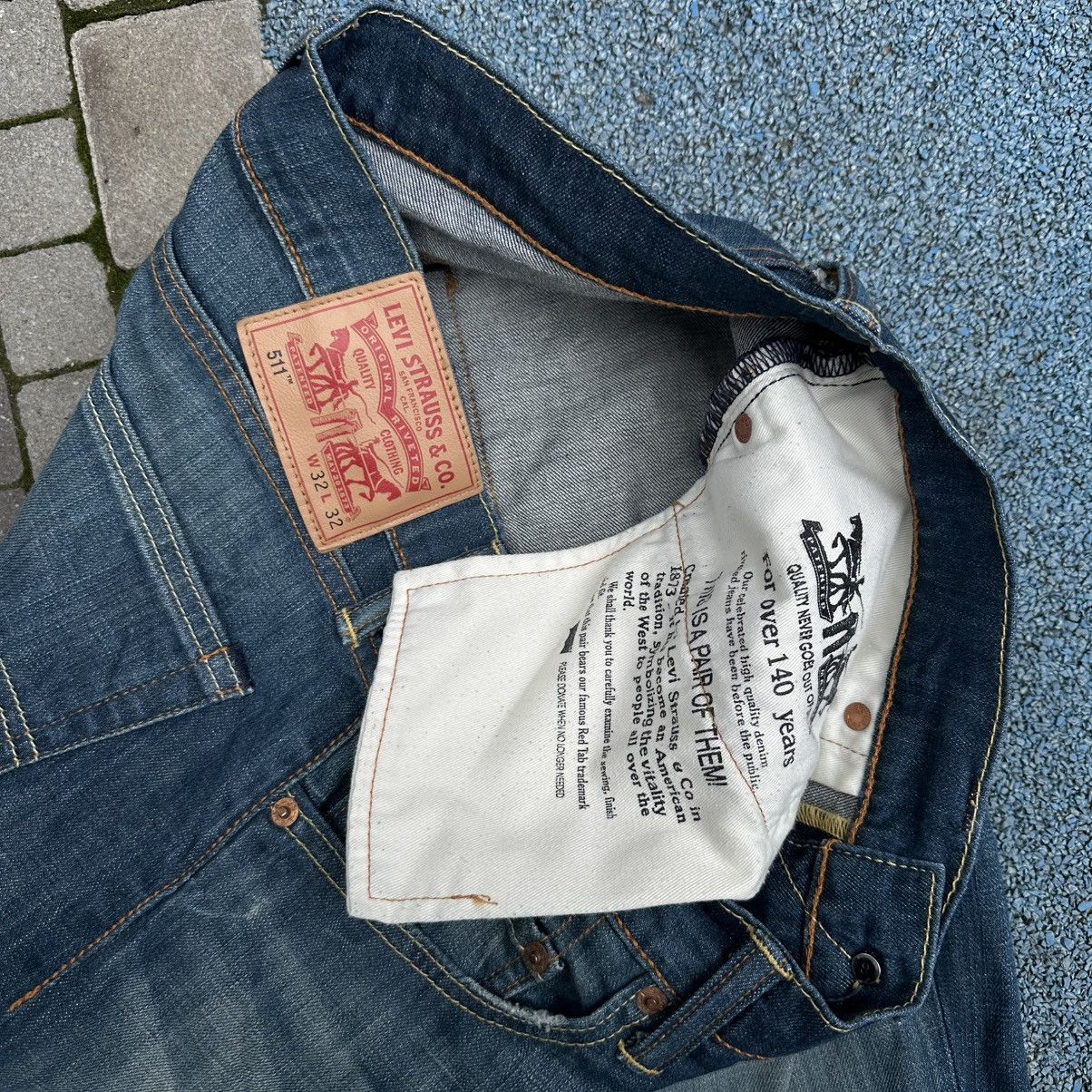 Levi's Vintage Clothing × Vintage Vintage Levi’s 511 W32xL32 Jeans Pants Y2K 00s USA Size US 32 / EU 48 - 8 Thumbnail