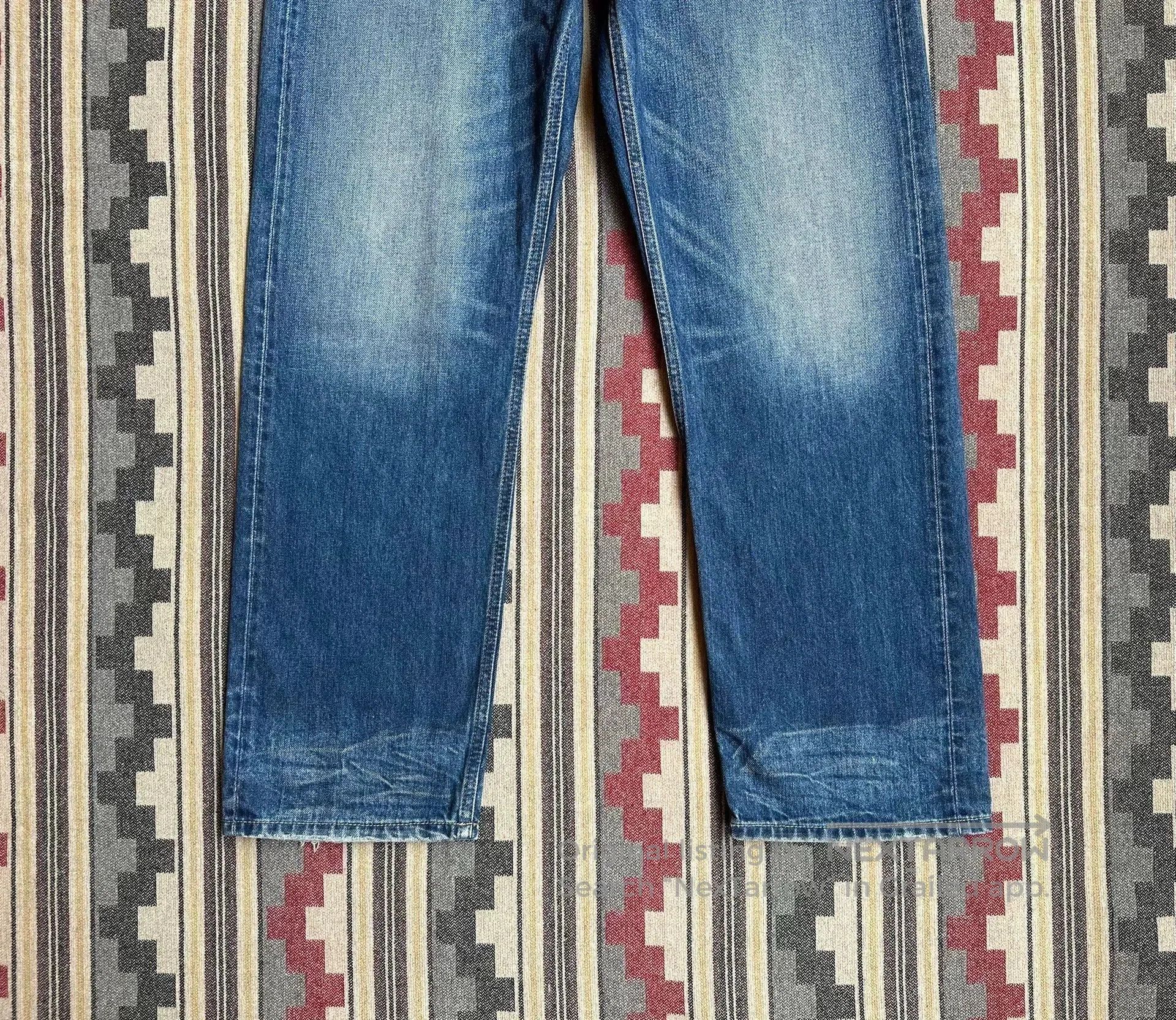 DENHAM Blue Denim Straight-Leg Jeans. Size US 30 / EU 46 - 4 Thumbnail