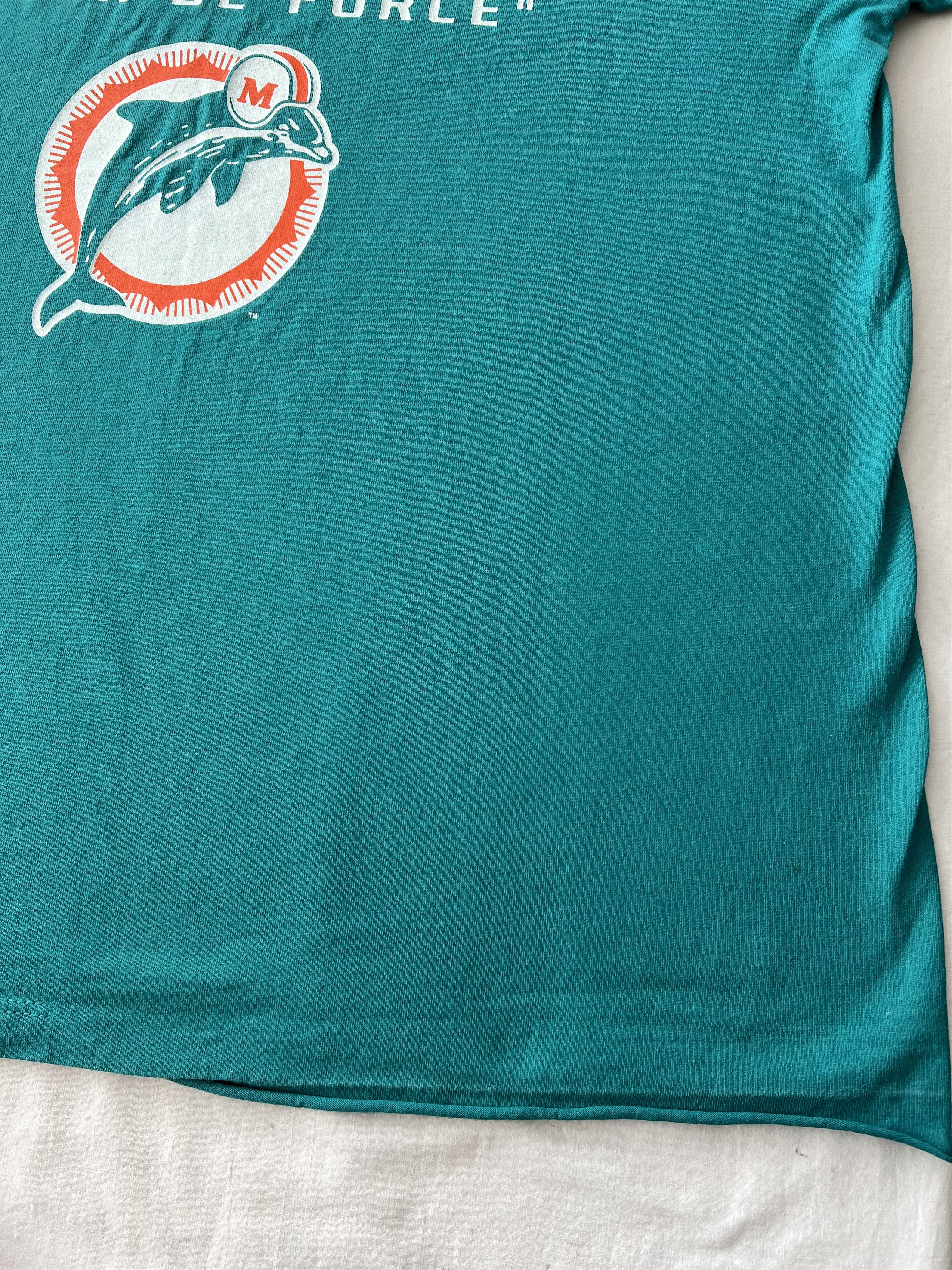 NFL Vintage 1999 Miami Dolphins Tour De Force NFL Reebok T-shirt Size US XL / EU 56 / 4 - 19 Thumbnail
