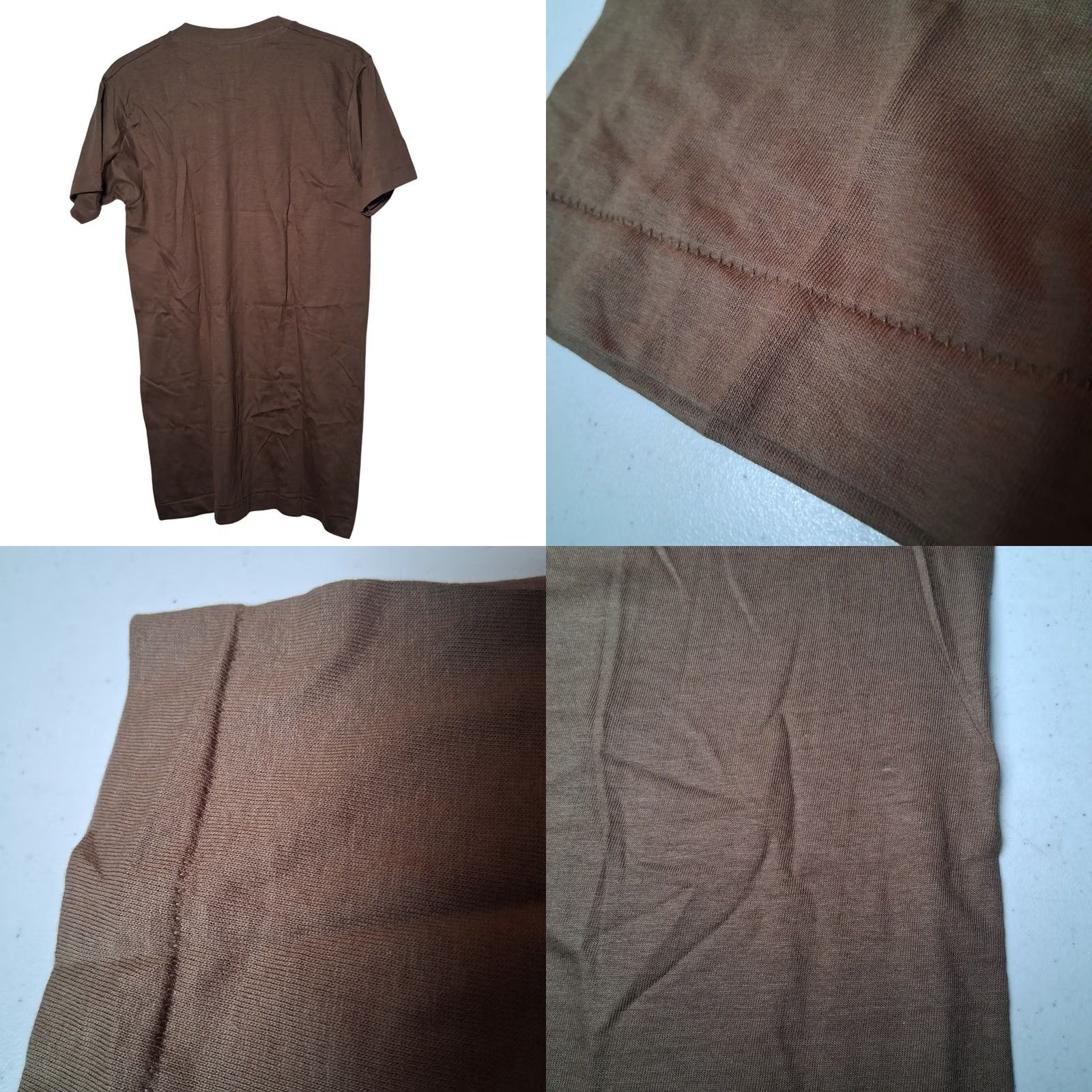 Fruit Of The Loom VINTAGE Fruit Of The Loom Single Stitch T Shirt Men M Army Green USA Size US M / EU 48-50 / 2 - 9 Thumbnail