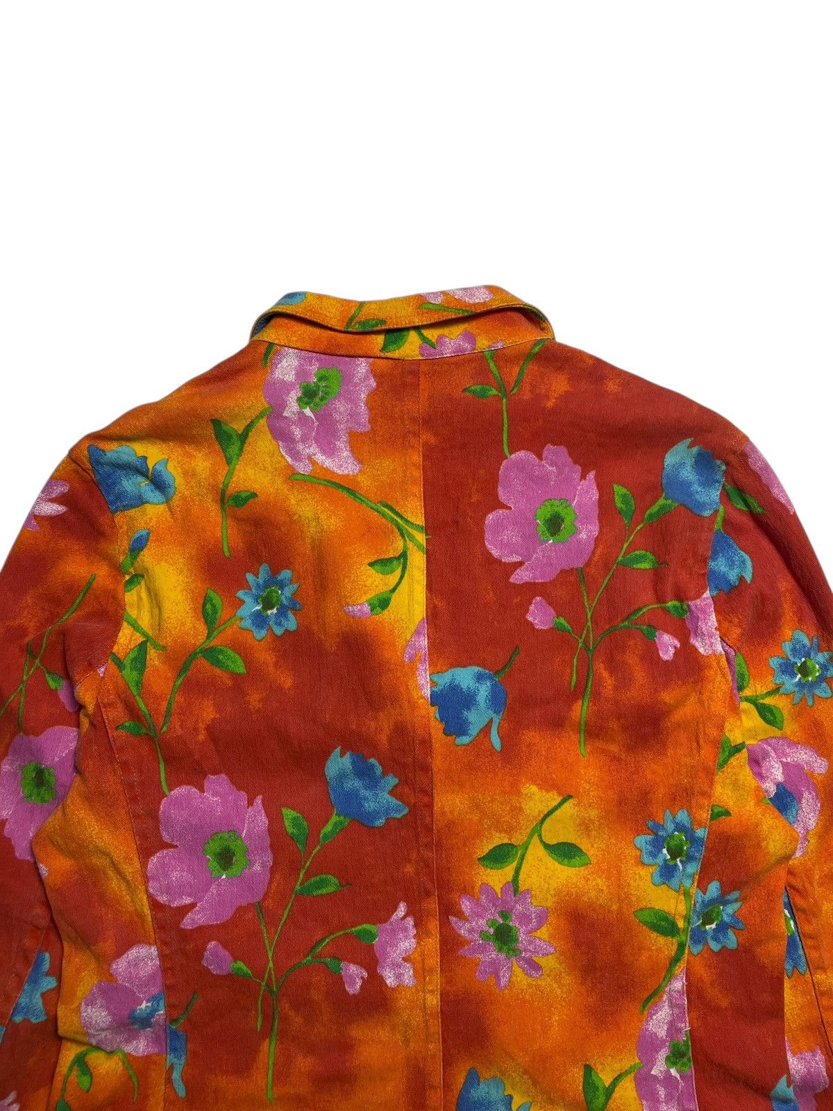 Yasuyuki Ishii 1980’s Jhony Lambs - Fantasy Floral Blazer Jacket Size M / US 6-8 / IT 42-44 - 9 Thumbnail