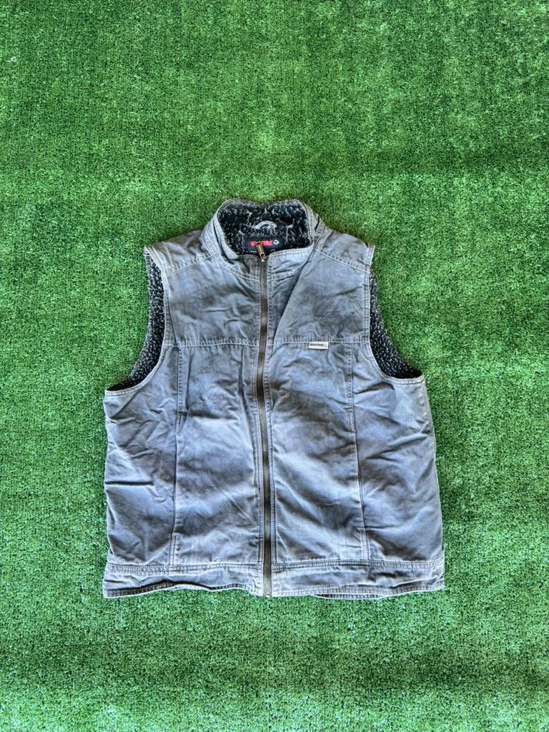 Vintage × Wolverine Wolverine Work Vest Men’s L – Gray Sherpa Lined Canvas Size US L / EU 52-54 / 3 - 1 Thumbnail
