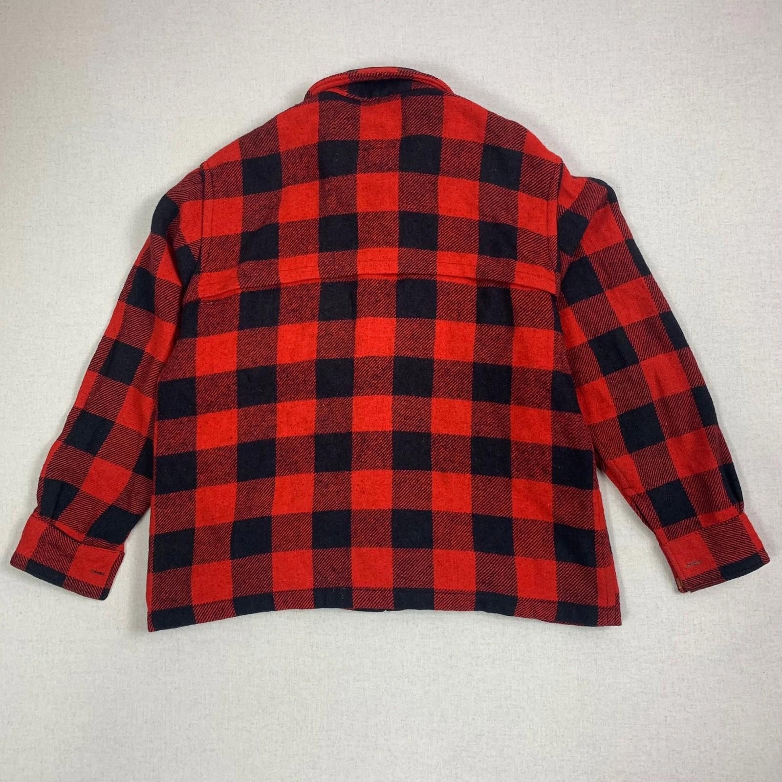 Maison Margiela Buffalo Plaid Button Down Wool Jacket Over Shirt Mars M 70s Size US M / EU 48-50 / 2 - 2 Thumbnail