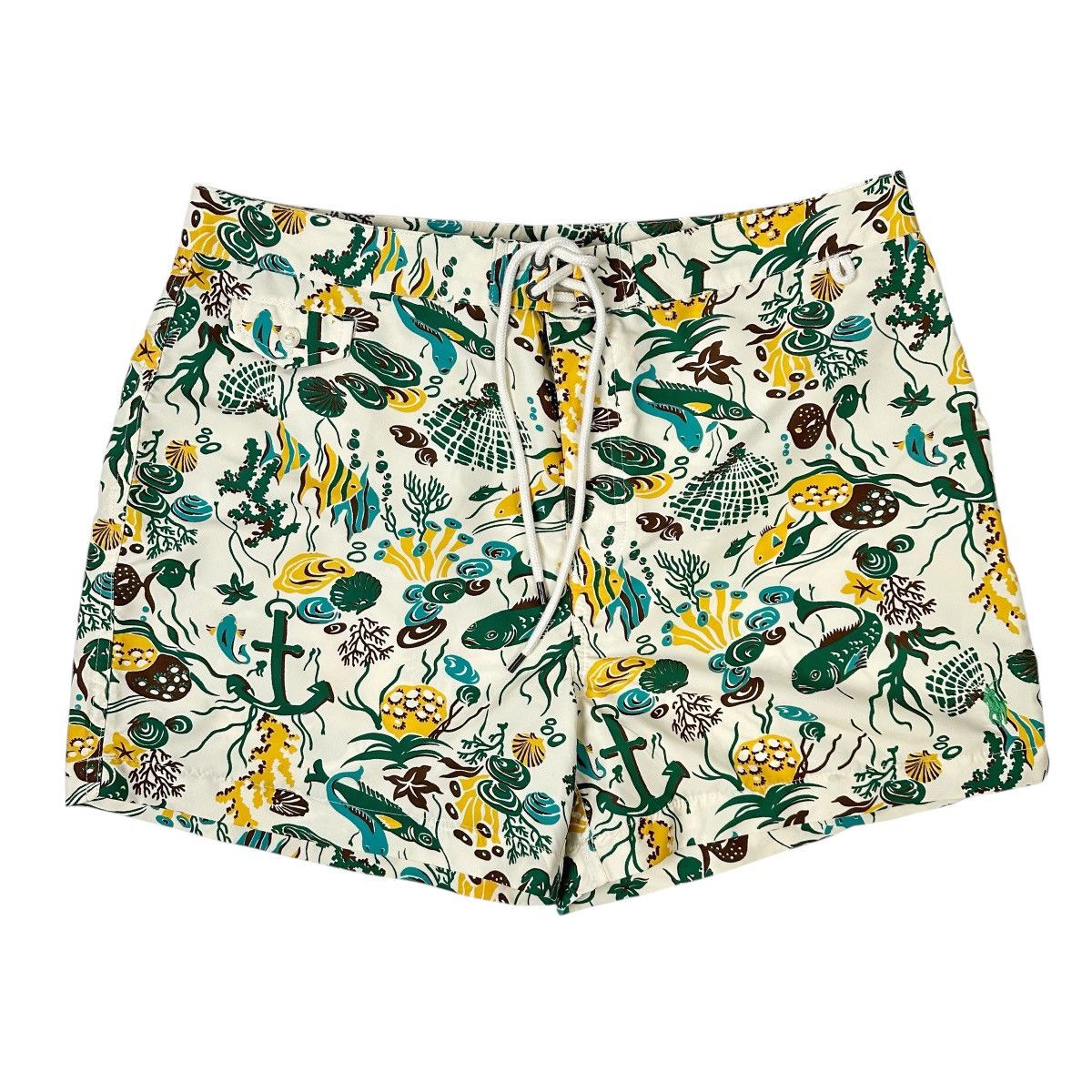 Polo Ralph Lauren × Ralph Lauren Polo Ralph Lauren Swim Trunks Coral Reef Print NWT 4” Inseam Size US 34 / EU 50 - 1 Thumbnail