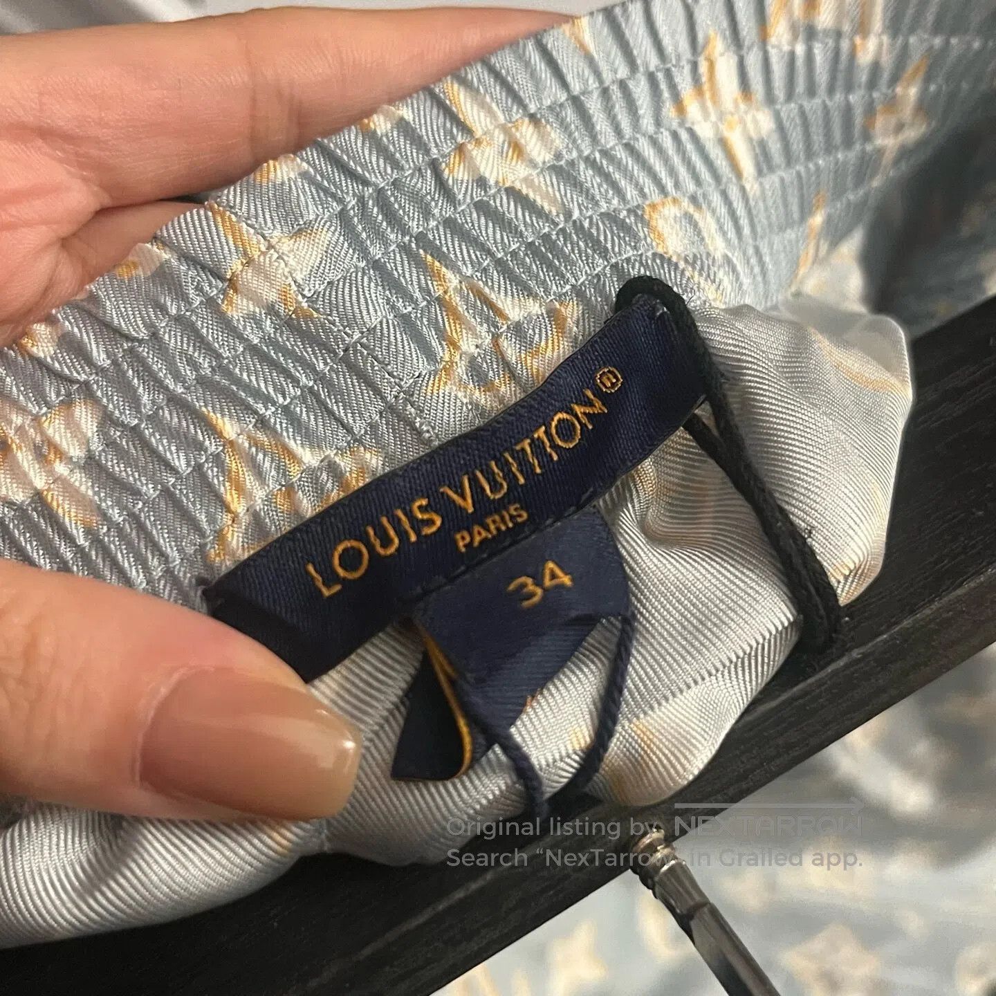 Louis Vuitton Louis Vuitton size 34 Logo striped, loose-fitting straight- Size 26" / US 2 / IT 38 - 6 Thumbnail