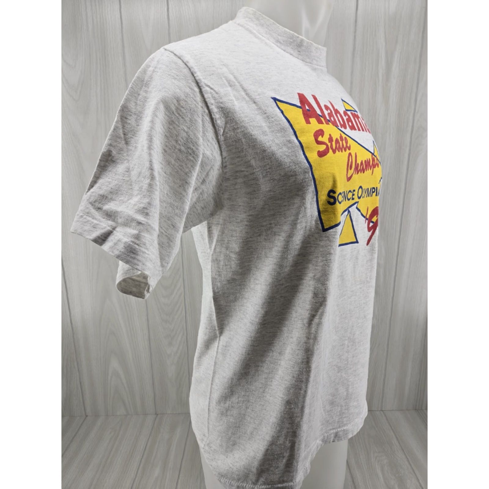 Vintage VINTAGE Alabama State Champs Science Olympiad 1993 Shirt Gray Mens L Skeptic? Size US L / EU 52-54 / 3 - 6 Thumbnail