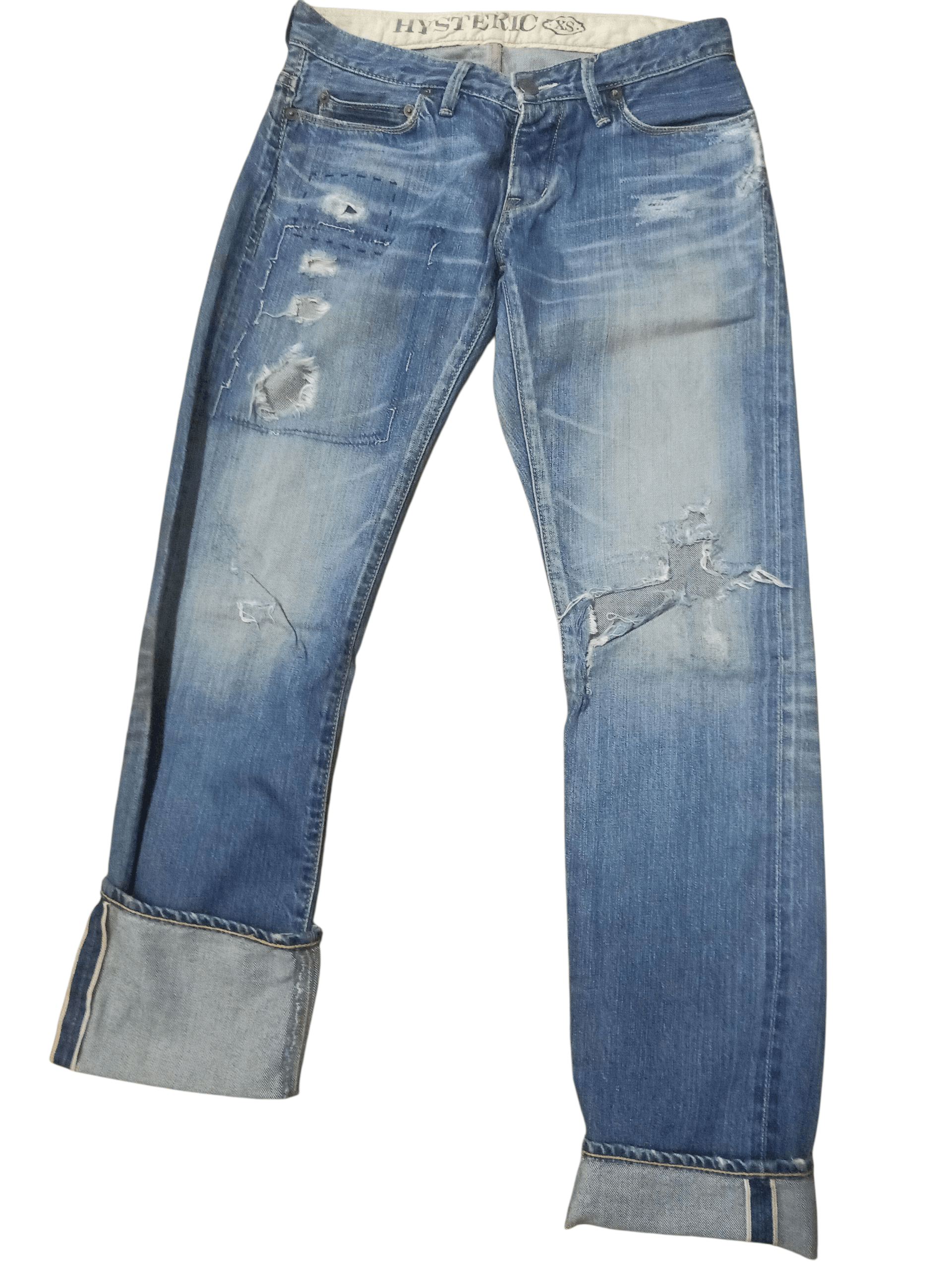 Hysteric Glamour 💥 Hystric Glamour Selvedge Flare Denim 💥 Size US 28 / EU 44 - 20 Thumbnail