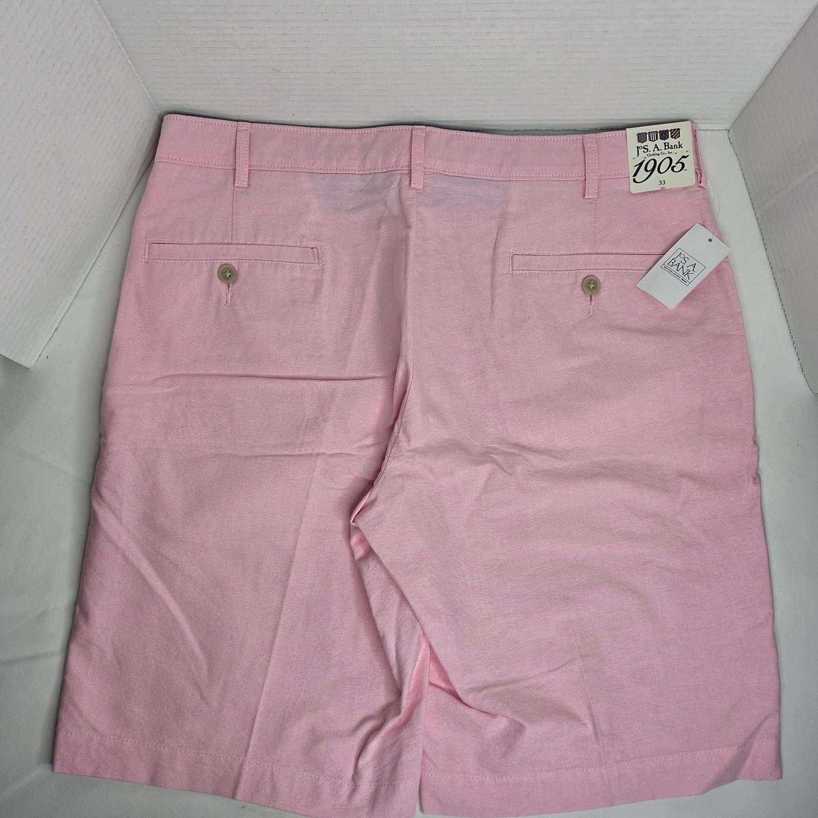 Jos. A. Bank Men's Jos A Banks 1905 Tailored Fit Chino Shorts Size US 33 - 5 Thumbnail