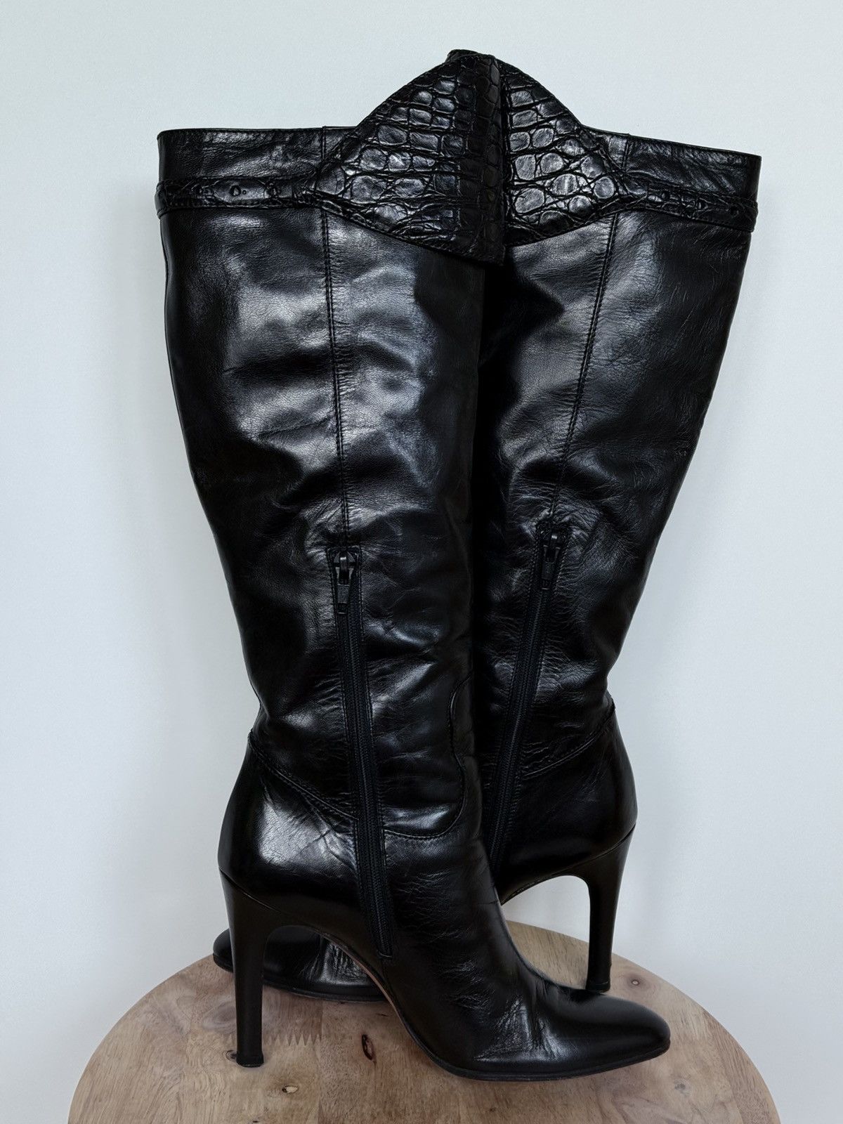 Gucci Gucci Leather riding boots Size US 6 / IT 36 - 8 Thumbnail