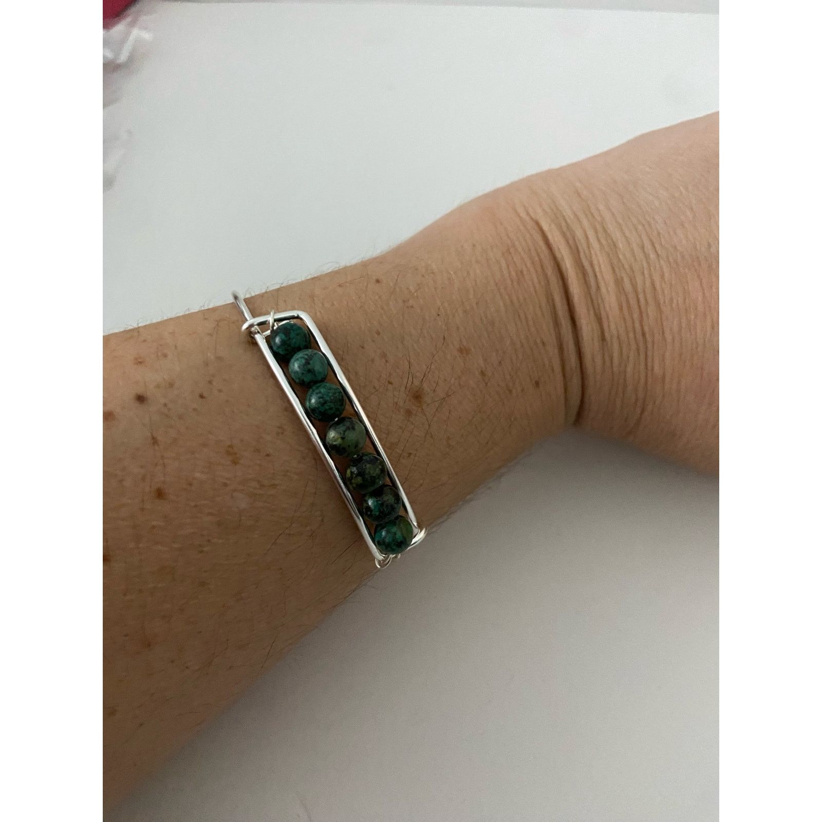 Other African turquoise bangle bracelet Size ONE SIZE - 1 Thumbnail