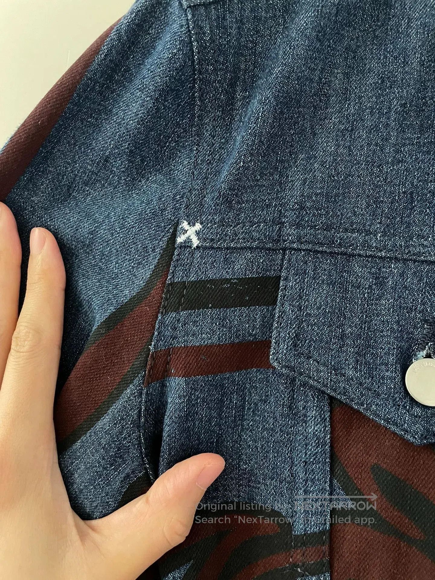 JW Anderson JW Anderson Graffiti Denim Coat. Size US S / EU 44-46 / 1 - 6 Thumbnail
