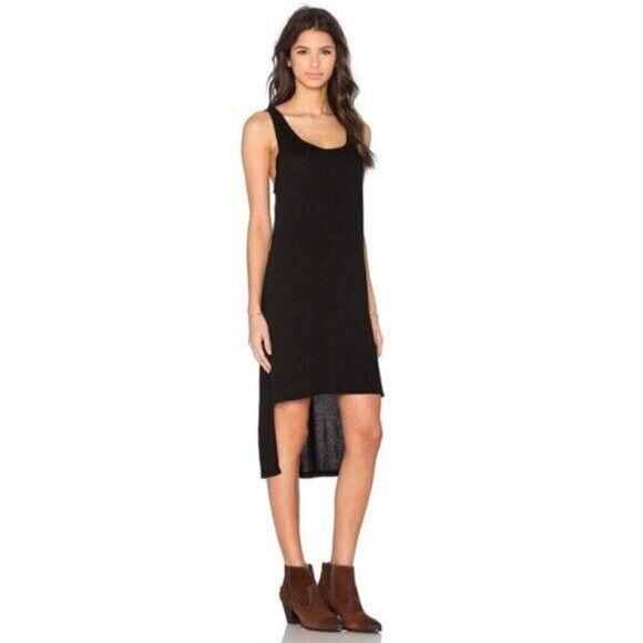 Other LNA Women's Tank Dress High Low Sleeveless Gauze Black XS Size XS / US 0-2 / IT 36-38 - 6 Thumbnail