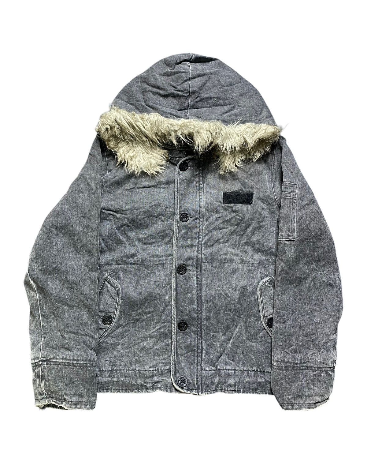 Other VINTAGE AN X-RATED WEAR JACKET FUR HOODIE DENIM Size US M / EU 48-50 / 2 - 1 Thumbnail