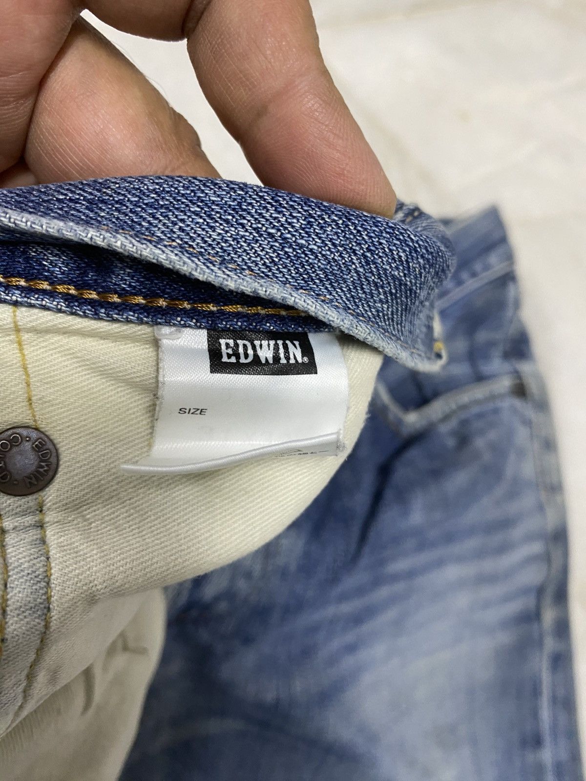 Edwin Size 30x29 Vintage Edwin Distressed Jeans Faded Pants Denim Size US 30 / EU 46 - 7 Thumbnail