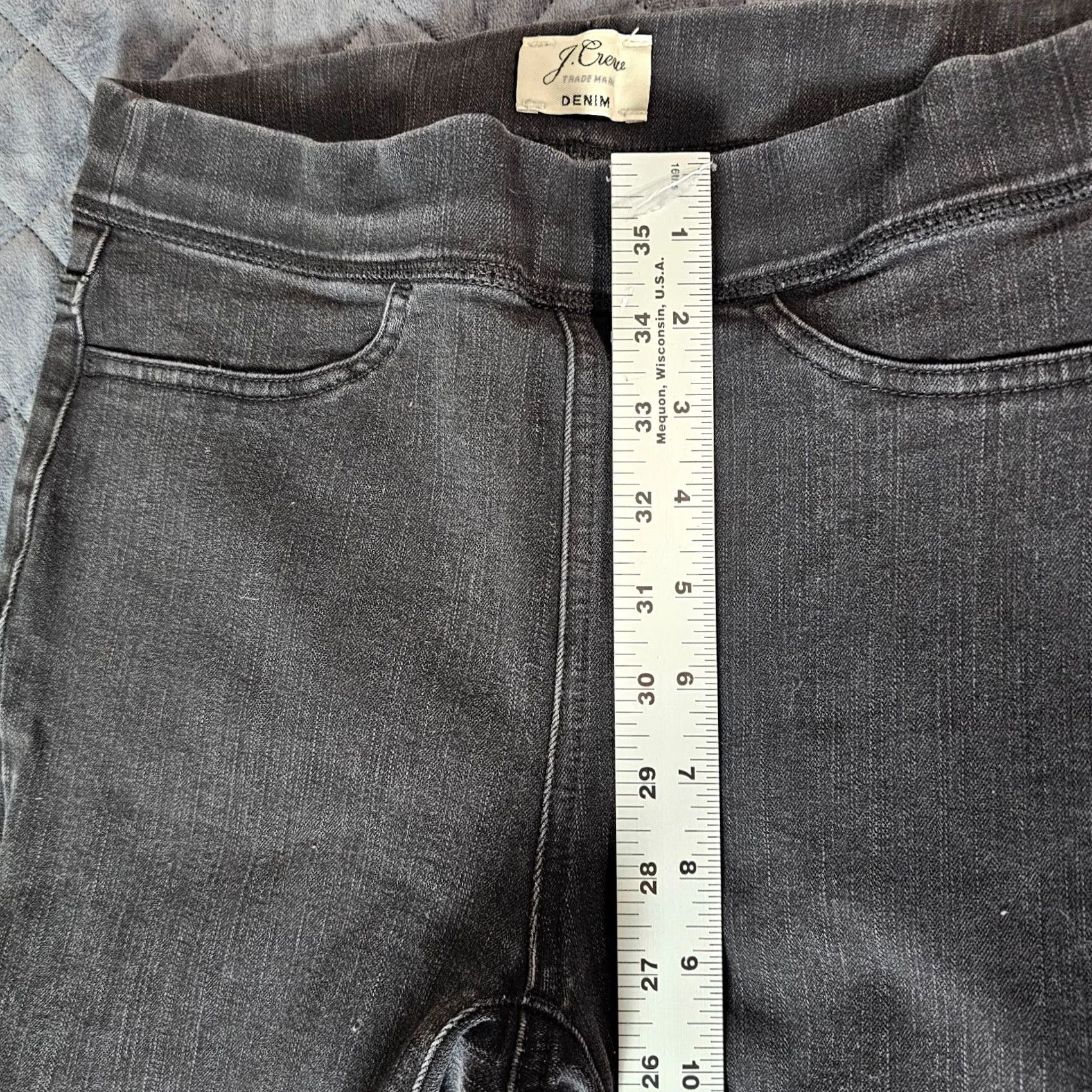 J.Crew J.CREW Women's Straight Jeans All-Day Stretch Mid Rise Black 28 Jeans Women Slim Straight 28 Regular Black Denim Stretch Size 28" / US 6 / IT 42 - 5 Thumbnail