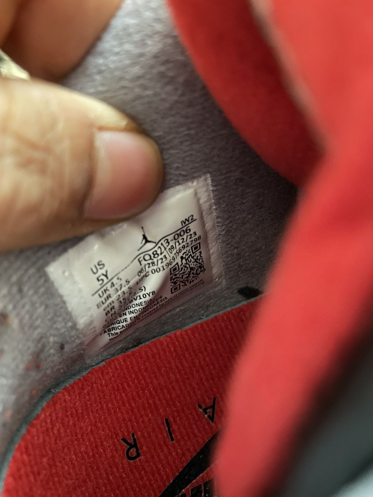 Jordan Brand Jordan 4 Bred Reimagined Size US 5 / EU 37 - 10 Thumbnail