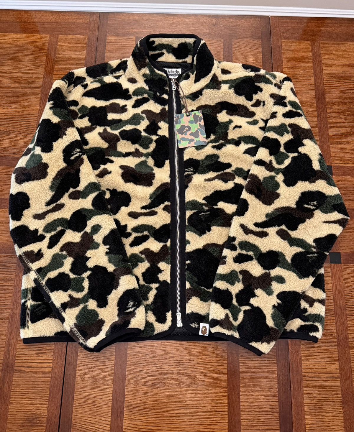 Bape BAPE BOA FLEECE, 1ST CAMO YELLOW Size US XL / EU 56 / 4 - 1 Thumbnail