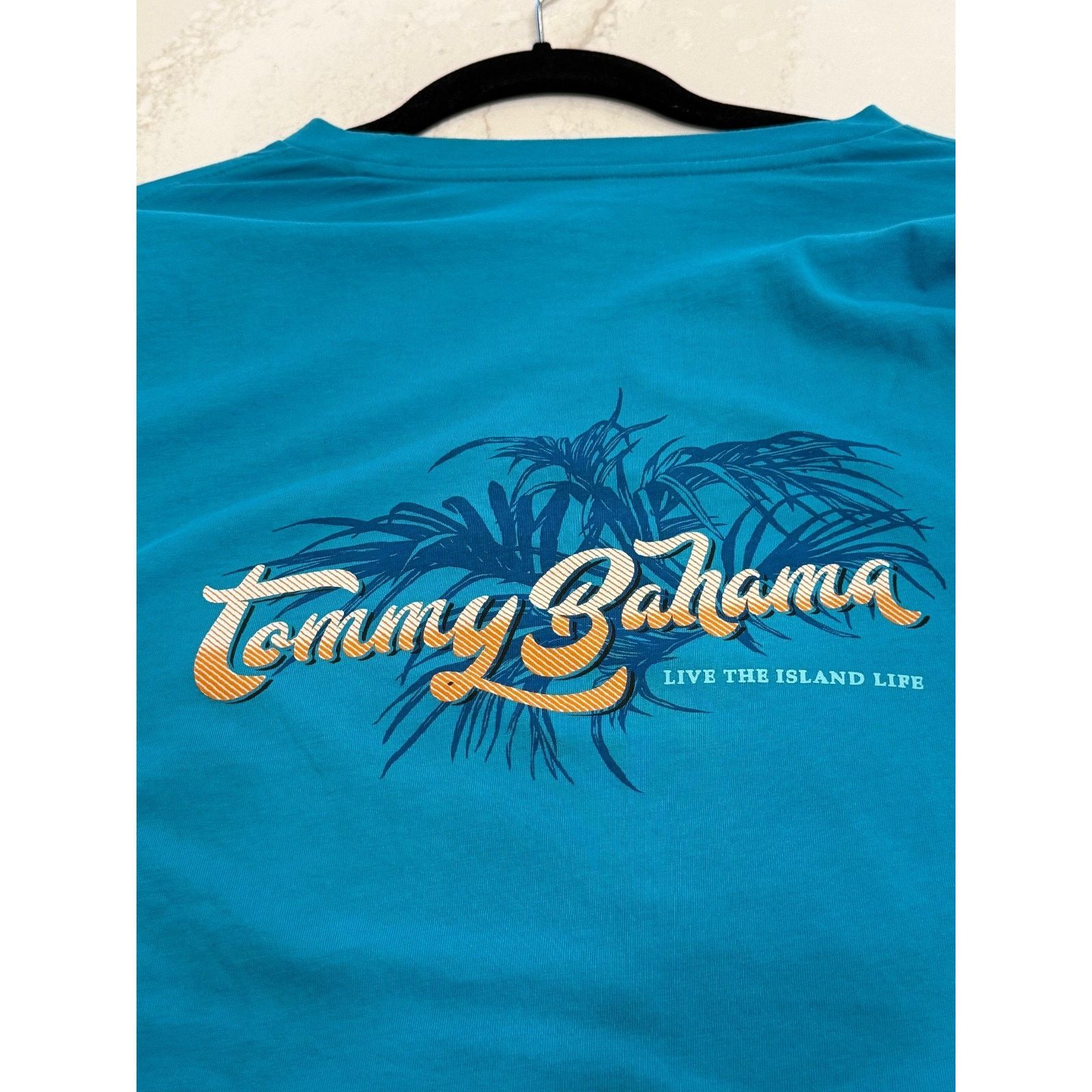 Tommy Bahama NEW TOMMY BAHAMA T-Shirt | Palm Fronds | Mens Medium | Teal Size US M / EU 48-50 / 2 - 1 Thumbnail