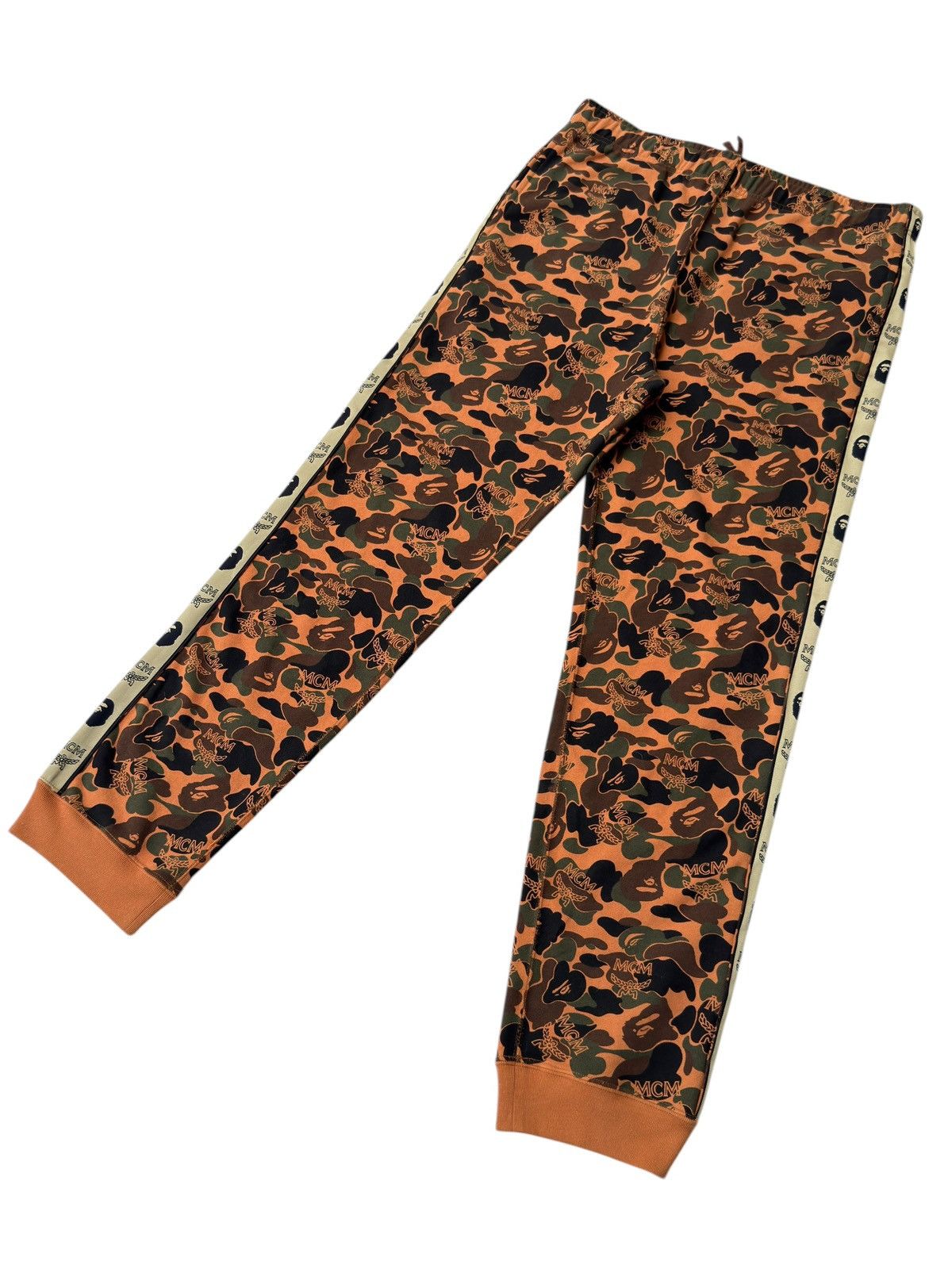 Bape × MCM BAPE x MCM Camo Track Sweatpants Size US 34 / EU 50 - 3 Thumbnail