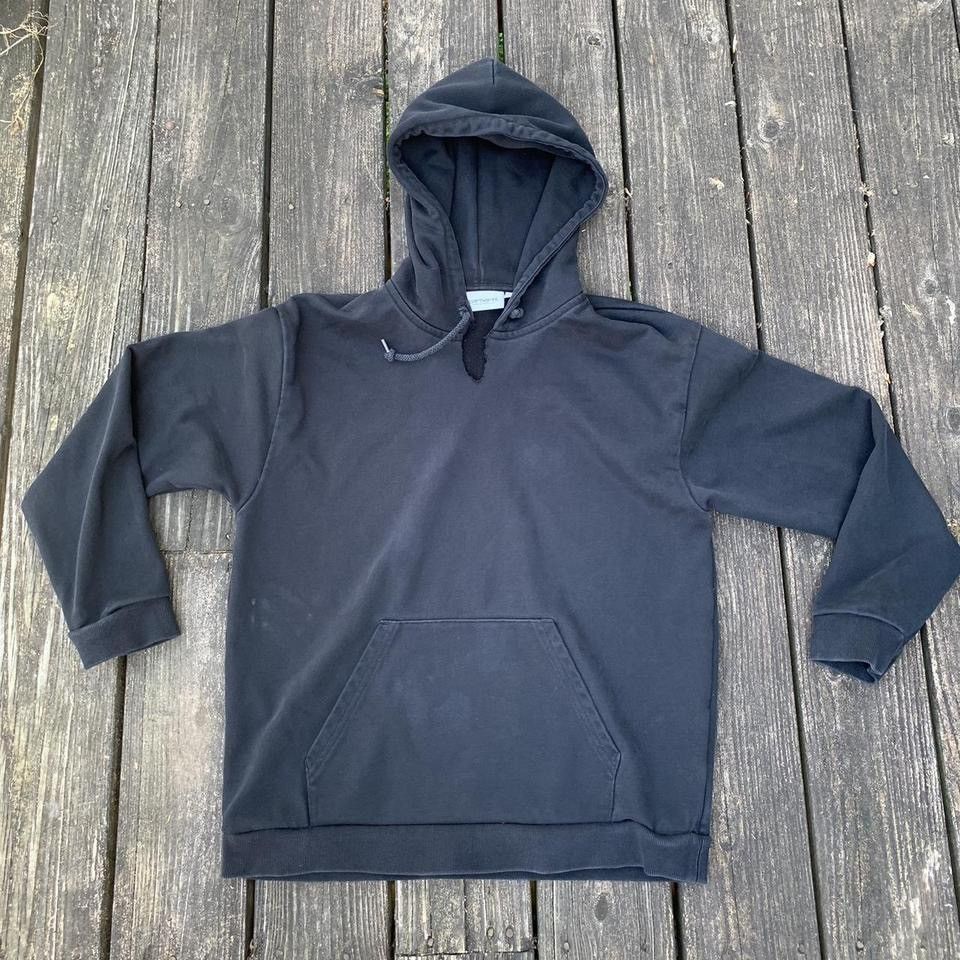 Carhartt Wip Faded Black Carhartt Wip Distressed Hoodie Mens Medium Size US M / EU 48-50 / 2 - 1 Thumbnail