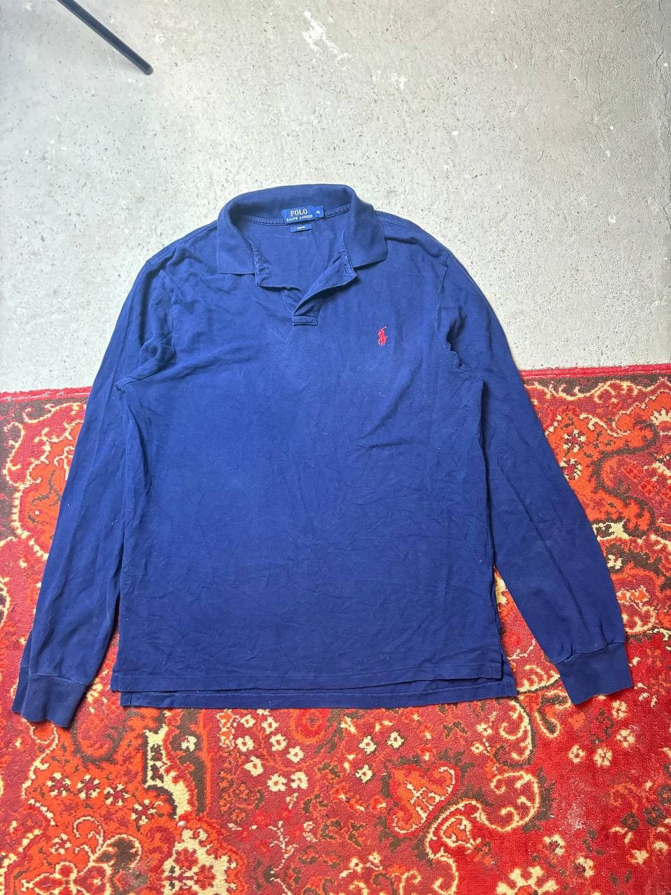 Polo Ralph Lauren × Ralph Lauren × Vintage POLO RALPH LAUREN RUGBY SWEATSHIRT Size US XL / EU 56 / 4 - 1 Thumbnail