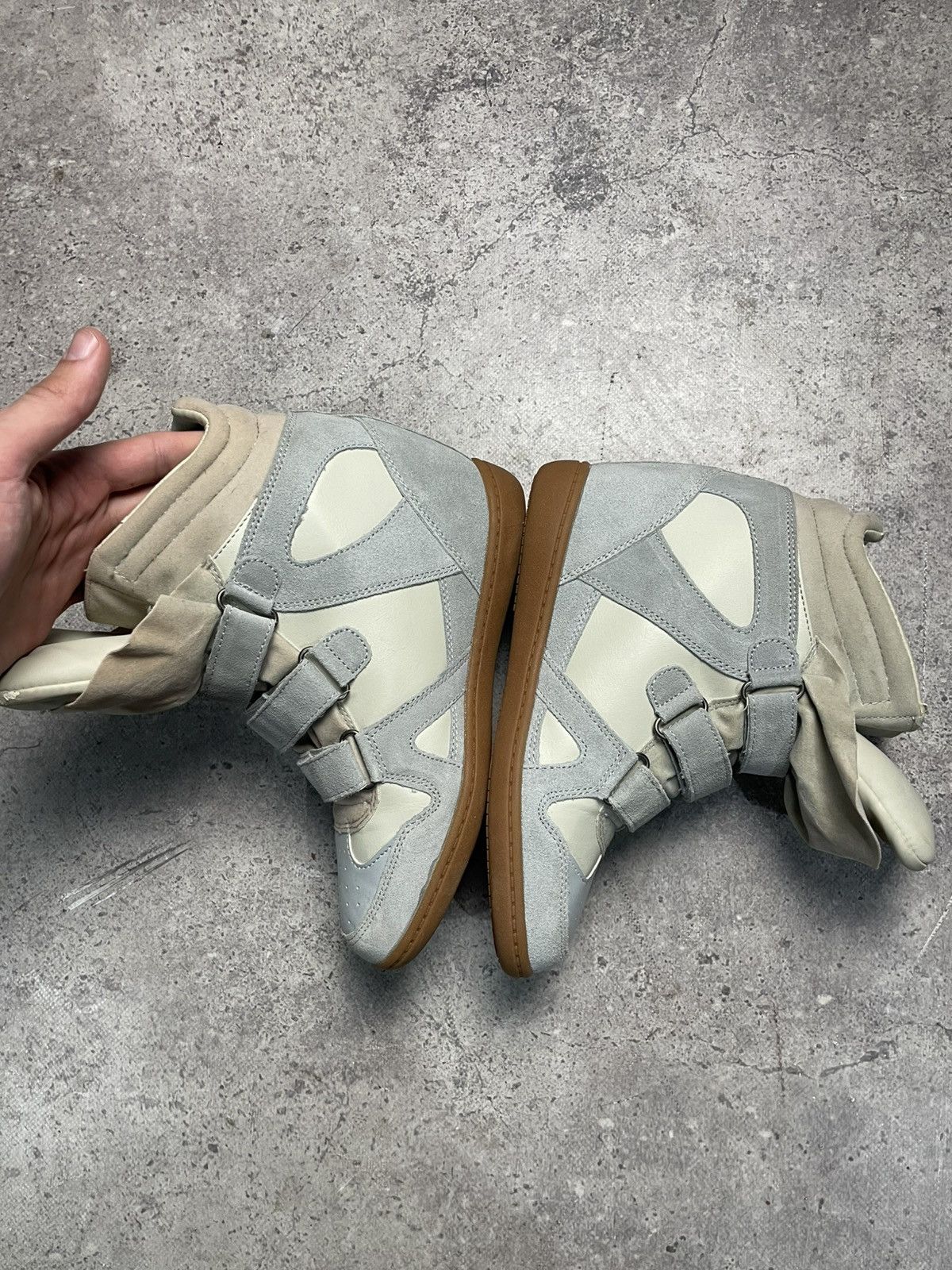 Other Unbranded Isabel Marant Style Beckett High Top Sneakers Size US 10 / IT 40 - 4 Thumbnail