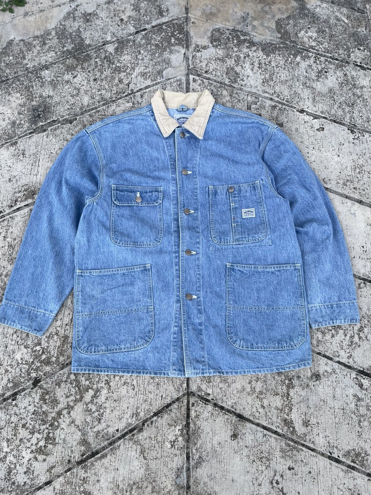 Big John Big John Denim Workwear Jacket Size US XL / EU 56 / 4 - 1 Thumbnail