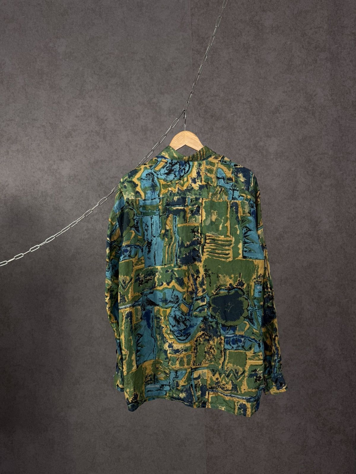 Vintage Art Crazy Hawaiian vintage silk shirt Size US XL / EU 56 / 4 - 6 Thumbnail