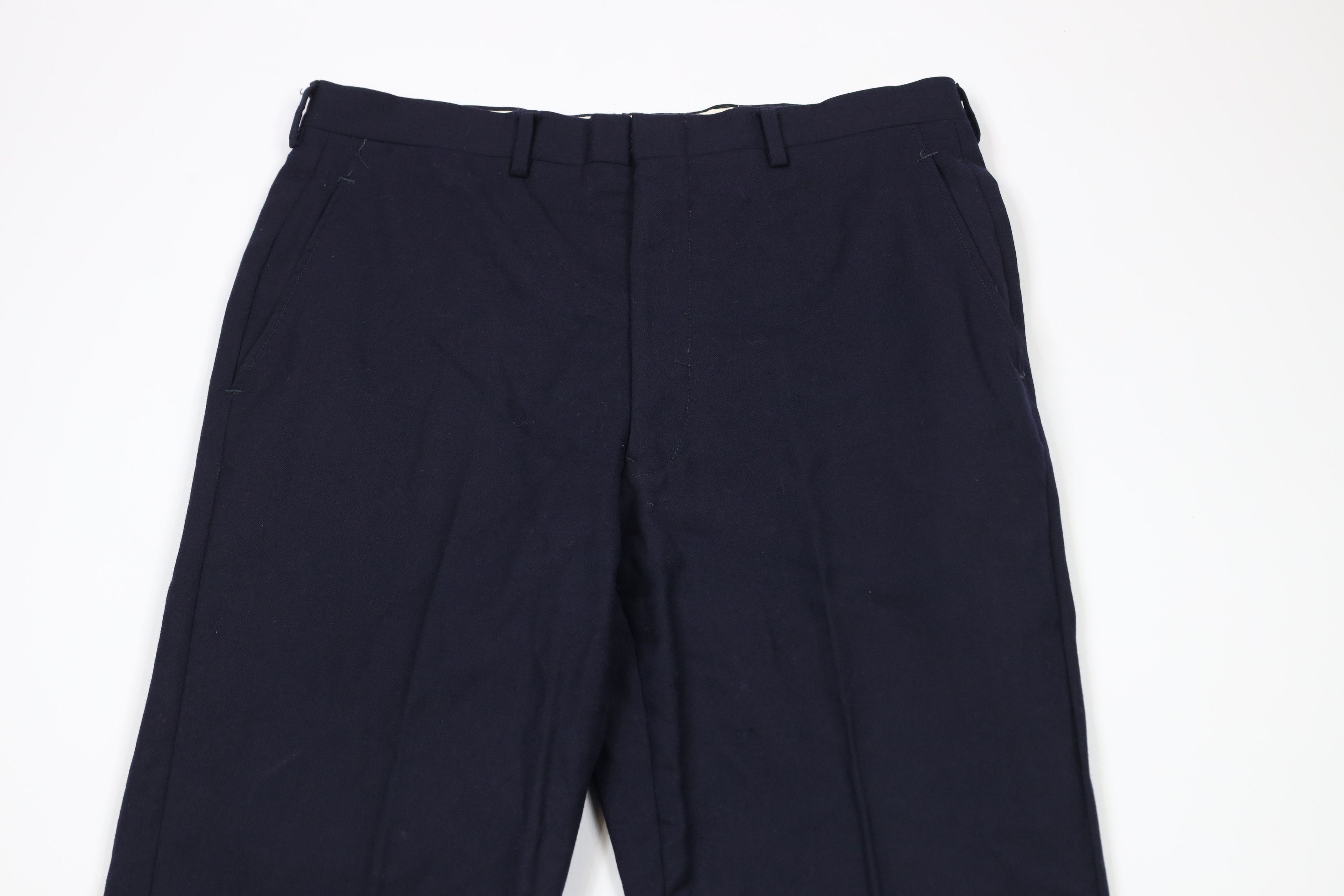 Vintage Vintage 70s Streetwear Wool Flared Wide Leg Chino Pants USA Size US 34 / EU 50 - 2 Thumbnail