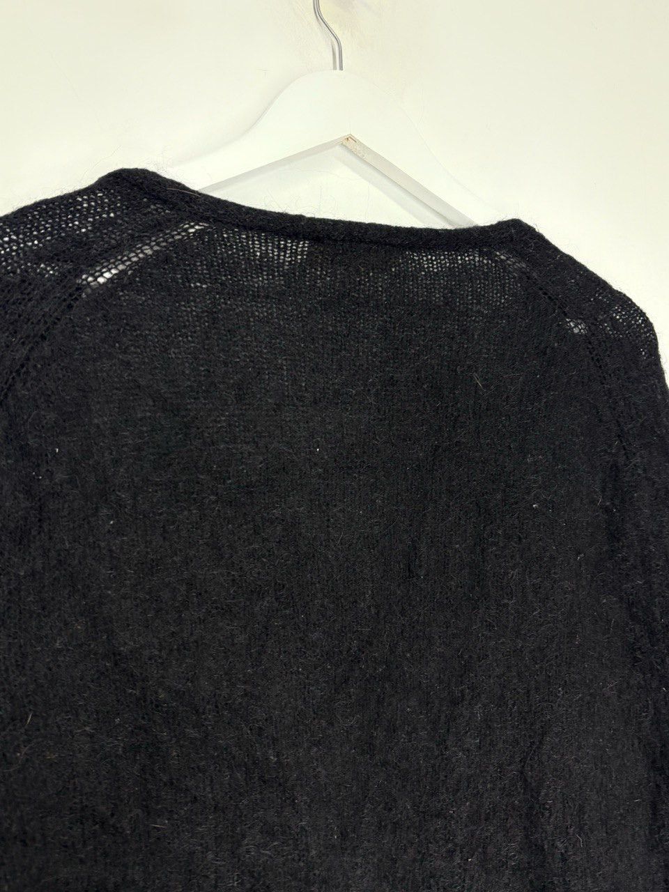Sezane La Maille Sezane Mohair Black Cardigan Size S / US 4 / IT 40 - 13 Thumbnail