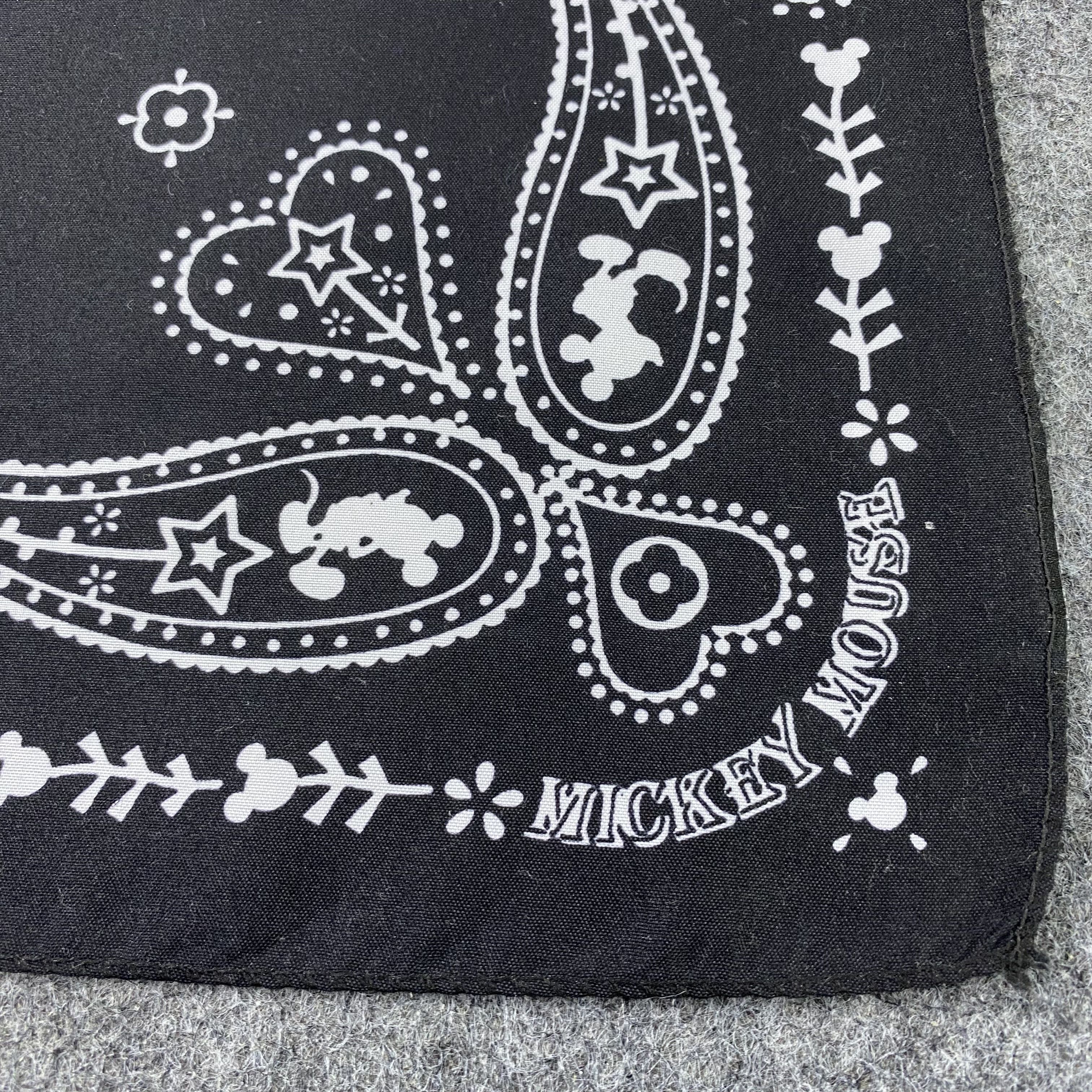 Anime Mickey Mouse PAISLEY BANDANA , HANDKERCHIEF-B1430 Size ONE SIZE - 5 Thumbnail