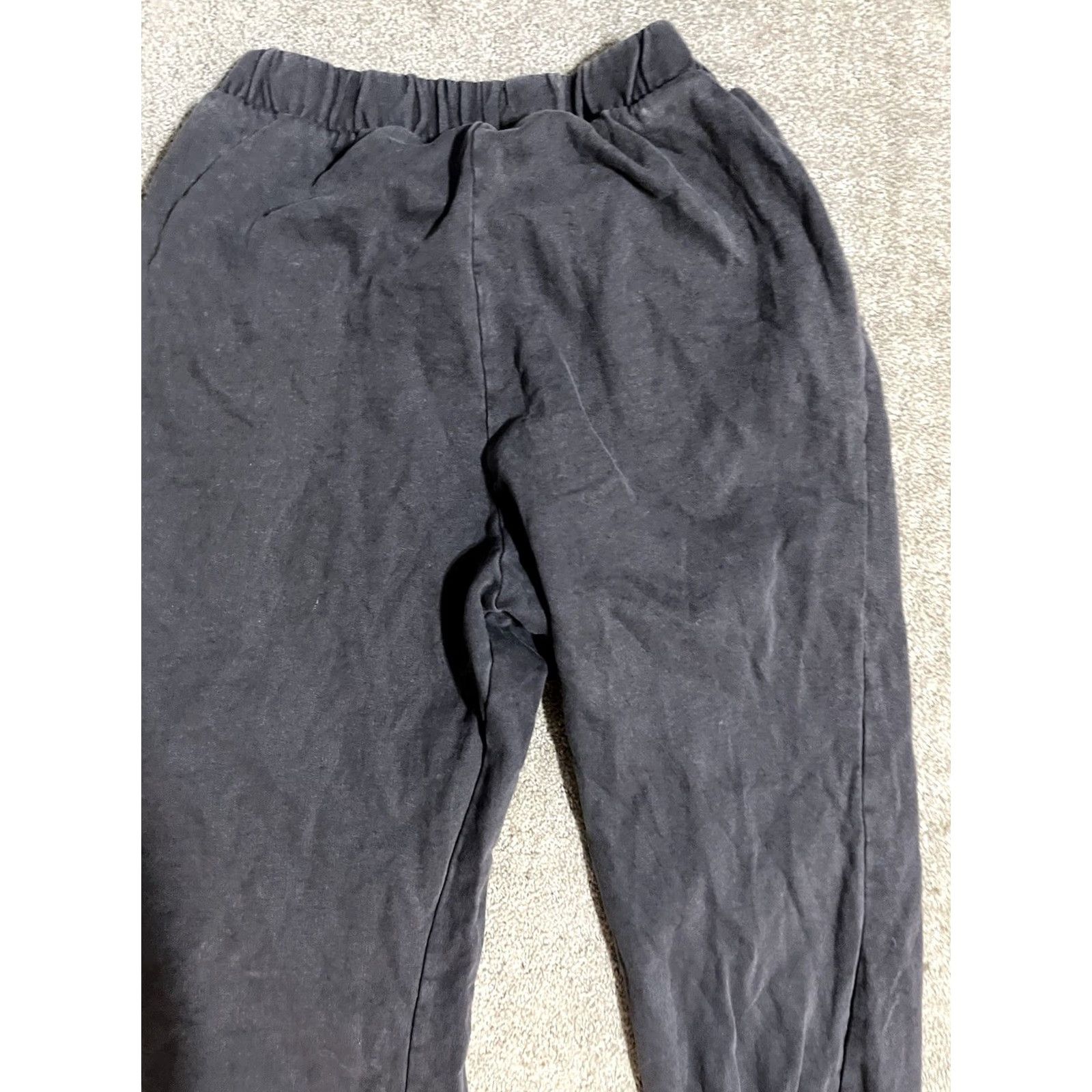 Zara Zara Sweatpants Joggers Womens Size S Elastic Stretch Wait Dark Gray Solid Sweatpants Size 28" / US 6 / IT 42 - 4 Thumbnail