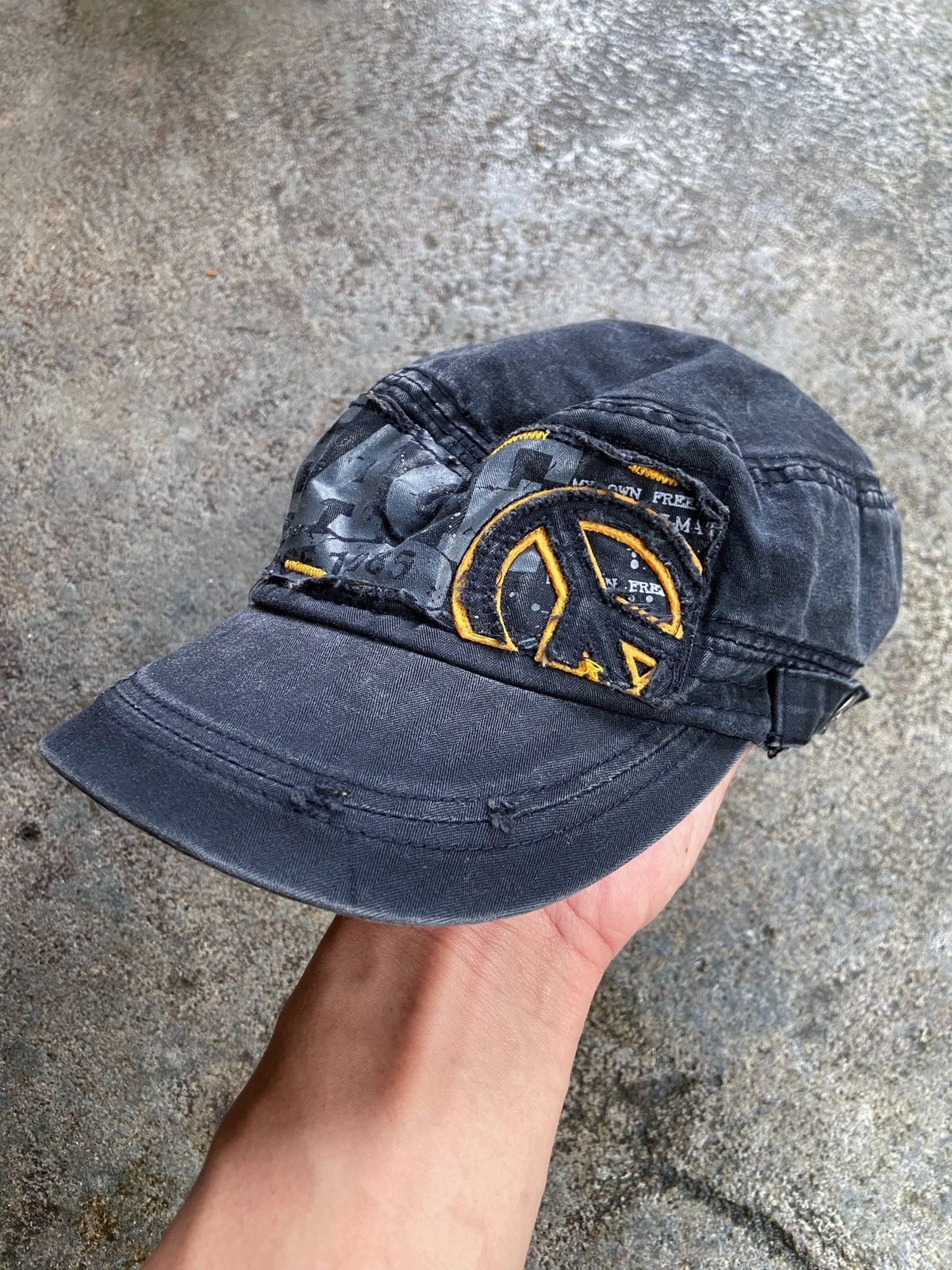 Japanese Brand PEACE COMMANDO DISTRESSED CAPS Size ONE SIZE - 3 Thumbnail