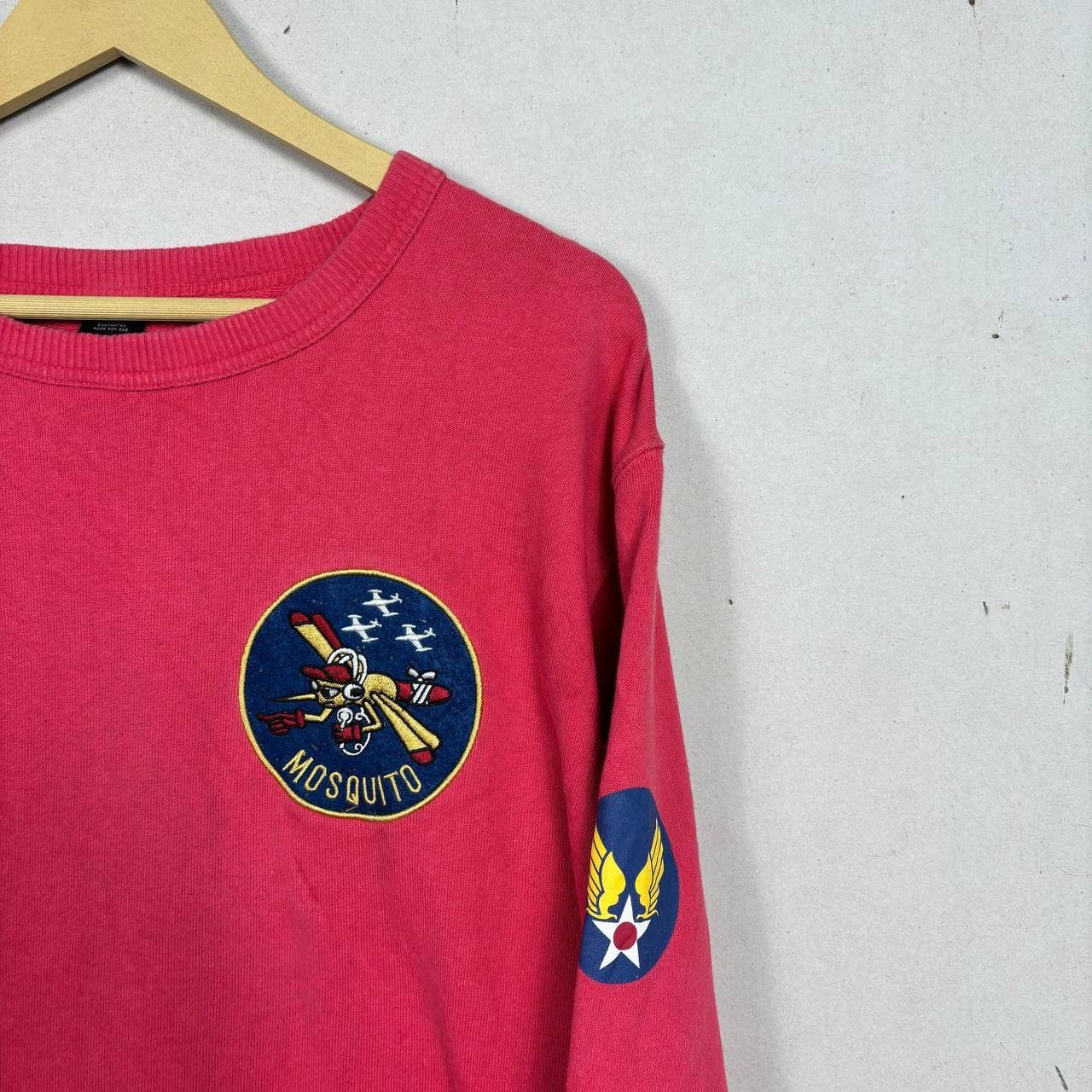 Avirex Vintage Avirex 5th Air Force Mosquito Crewneck Sweatshirt XL Size US XL / EU 56 / 4 - 4 Thumbnail