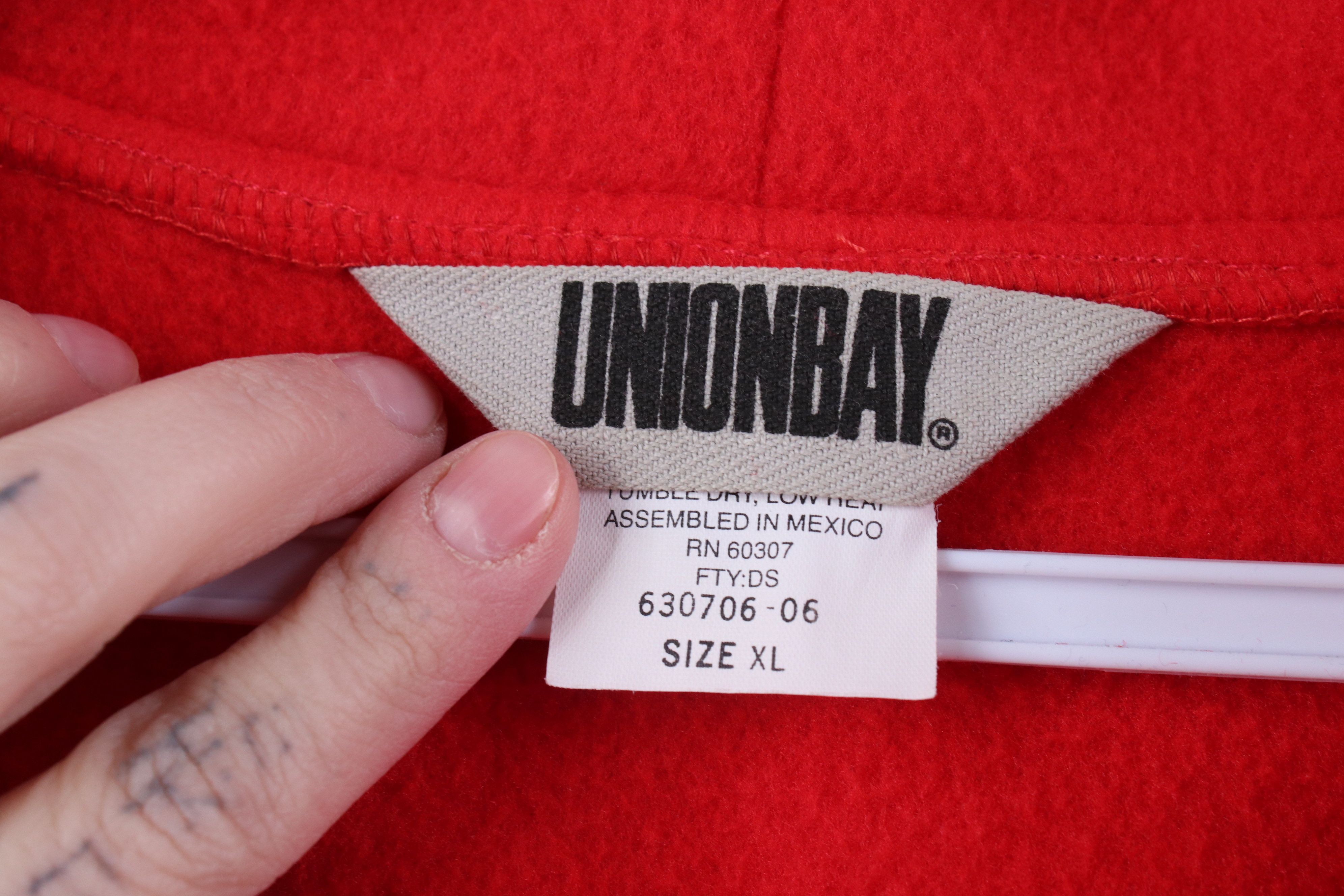 UNIONBAY Vintage 90s Unionbay Surfing Half Zip Pullover Sweater Red Size US XL / EU 56 / 4 - 9 Thumbnail