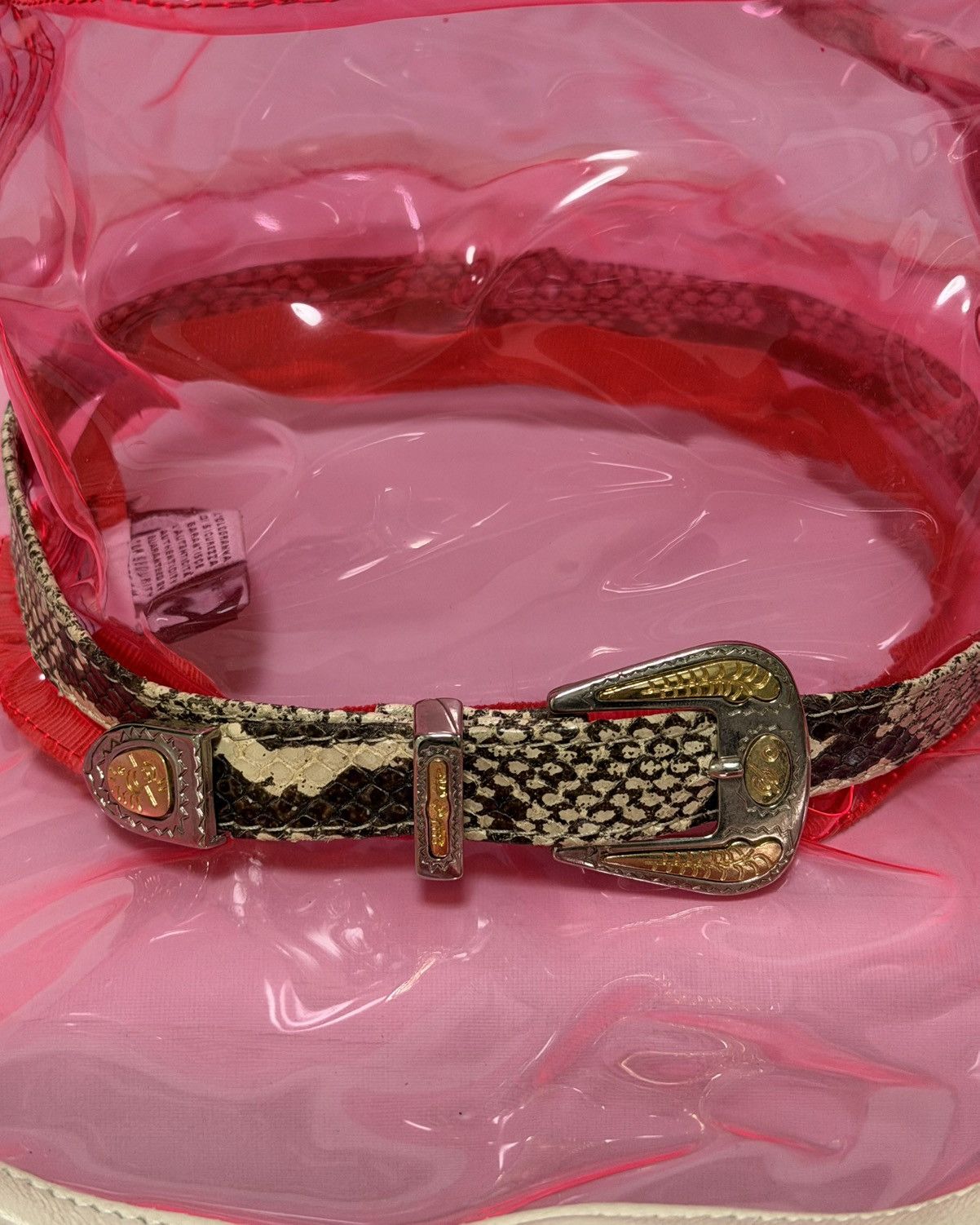 Dolce & Gabbana D&G S/S 2004 Transparent PVC Cowboy Hat with Longhorn Skull Size ONE SIZE - 6 Thumbnail