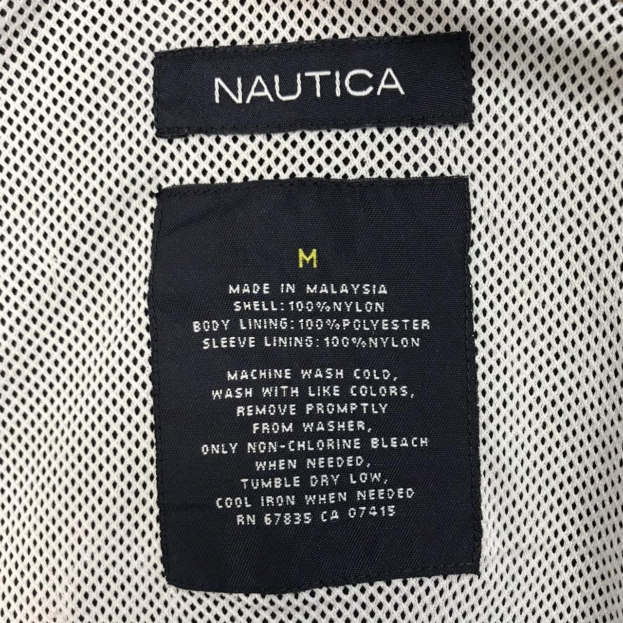 Vintage Vintage NAUTICA Spell Out Zip Up Navy Blue Hoodie Jacket Size US M / EU 48-50 / 2 - 4 Thumbnail