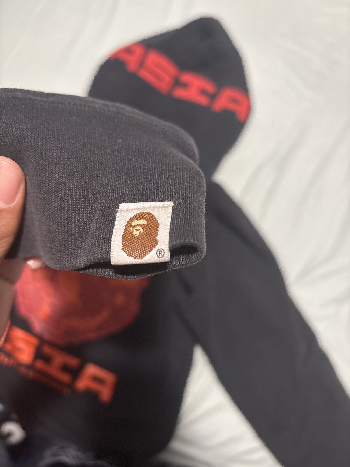 Bape × XO Bape x XO Asia Staff Busy Works Pullover Hoodie Black/Orange Size US M / EU 48-50 / 2 - 5 Thumbnail