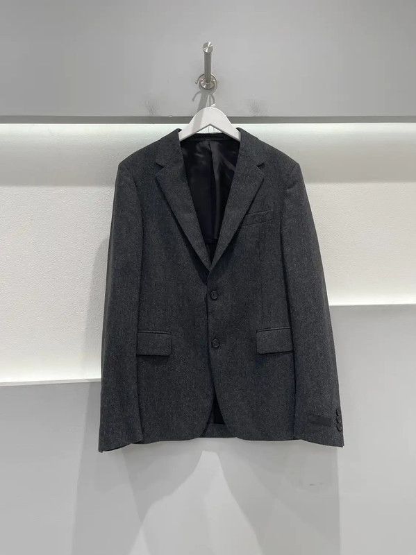 Prada Prada Men's Long Sleeve Gray Outerwear Size US M / EU 48-50 / 2 - 1 Thumbnail