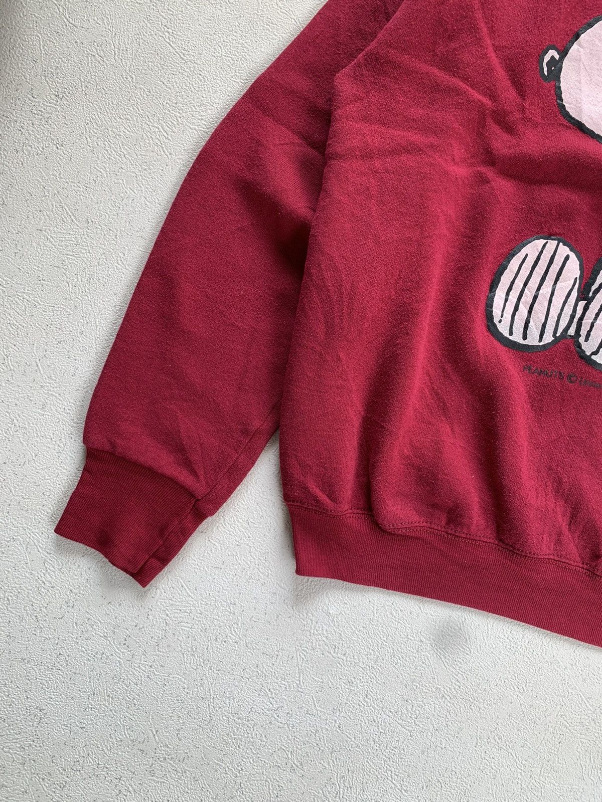 Vintage 90s Vintage Snoopy Red Sweatshirt Size US L / EU 52-54 / 3 - 7 Thumbnail