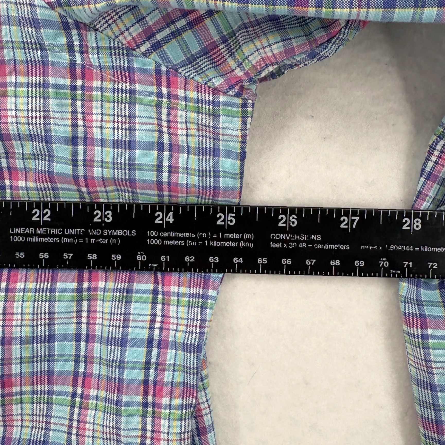 Ralph Lauren Ralph Lauren Shirt Mens XL Blue Madras Plaid Long Sleeve Button Up Classic Pony Size US XL / EU 56 / 4 - 7 Thumbnail