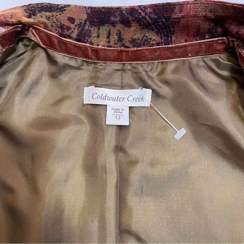 Coldwater Creek New Coldwater Creek Cotton Fall Color Jacket Size 12 Size XL / US 12-14 / IT 48-50 - 7 Thumbnail