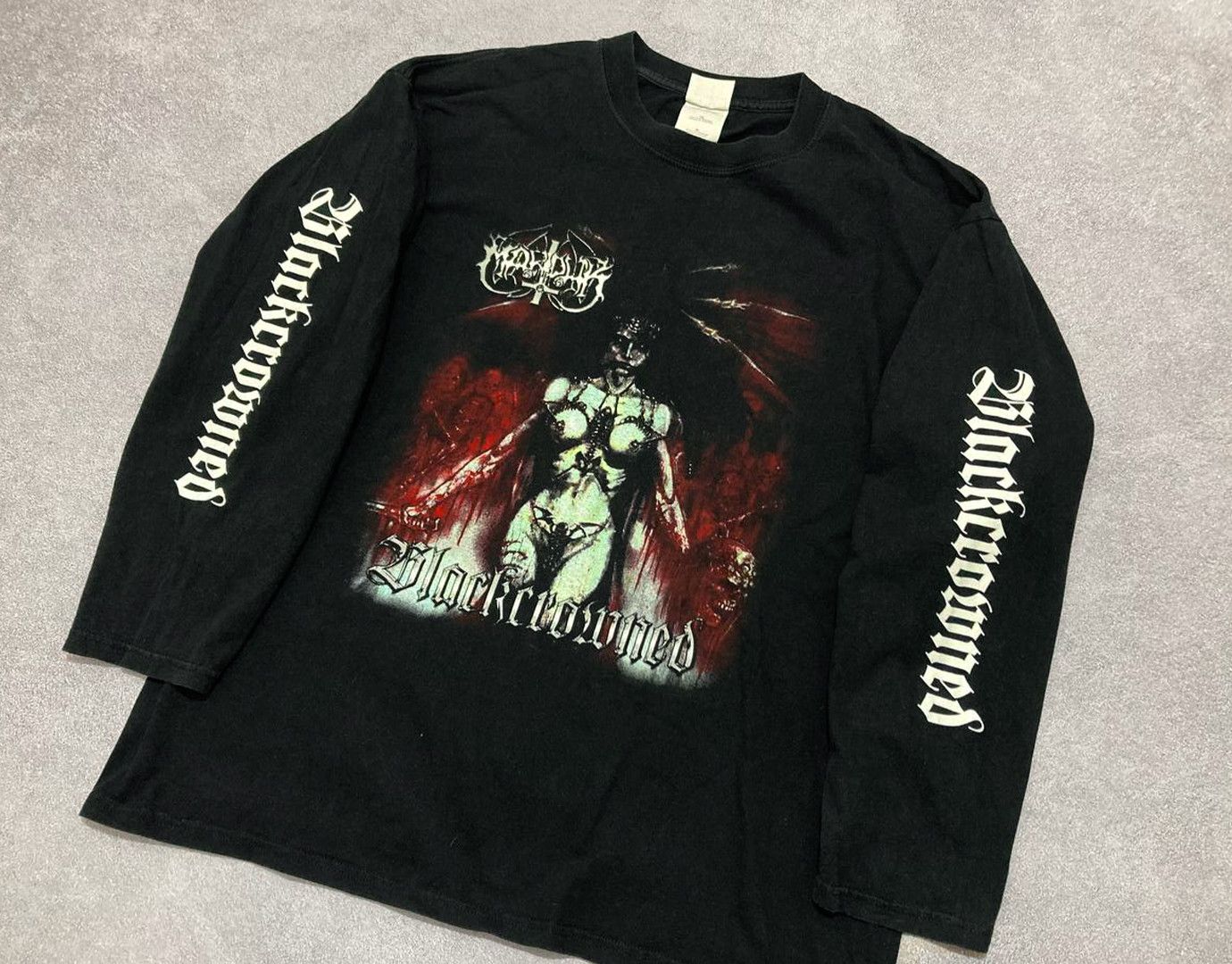 Band Tees Vintage long sleeve Marduk - Blackcrowned - 00's Size US XL / EU 56 / 4 - 3 Thumbnail