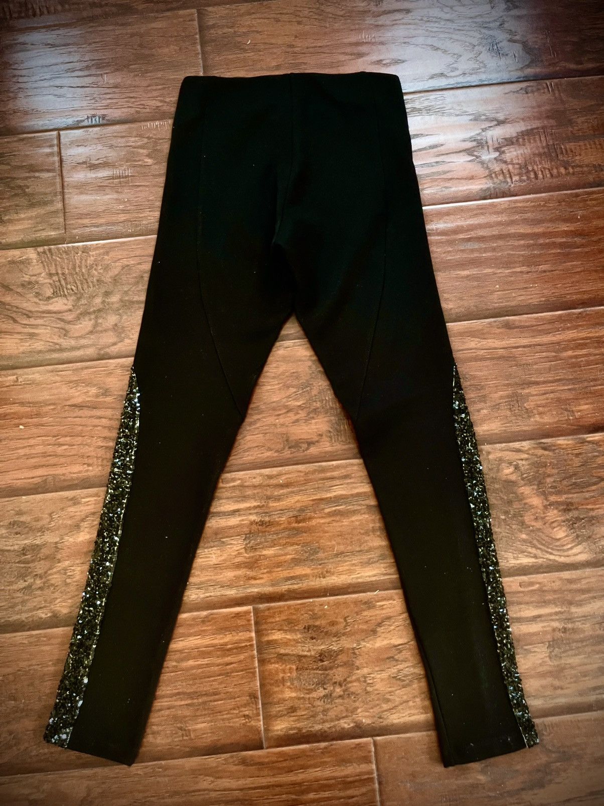 Alice + Olivia Alice + Olivia black sequin insert legging Size 26" / US 2 / IT 38 - 3 Thumbnail