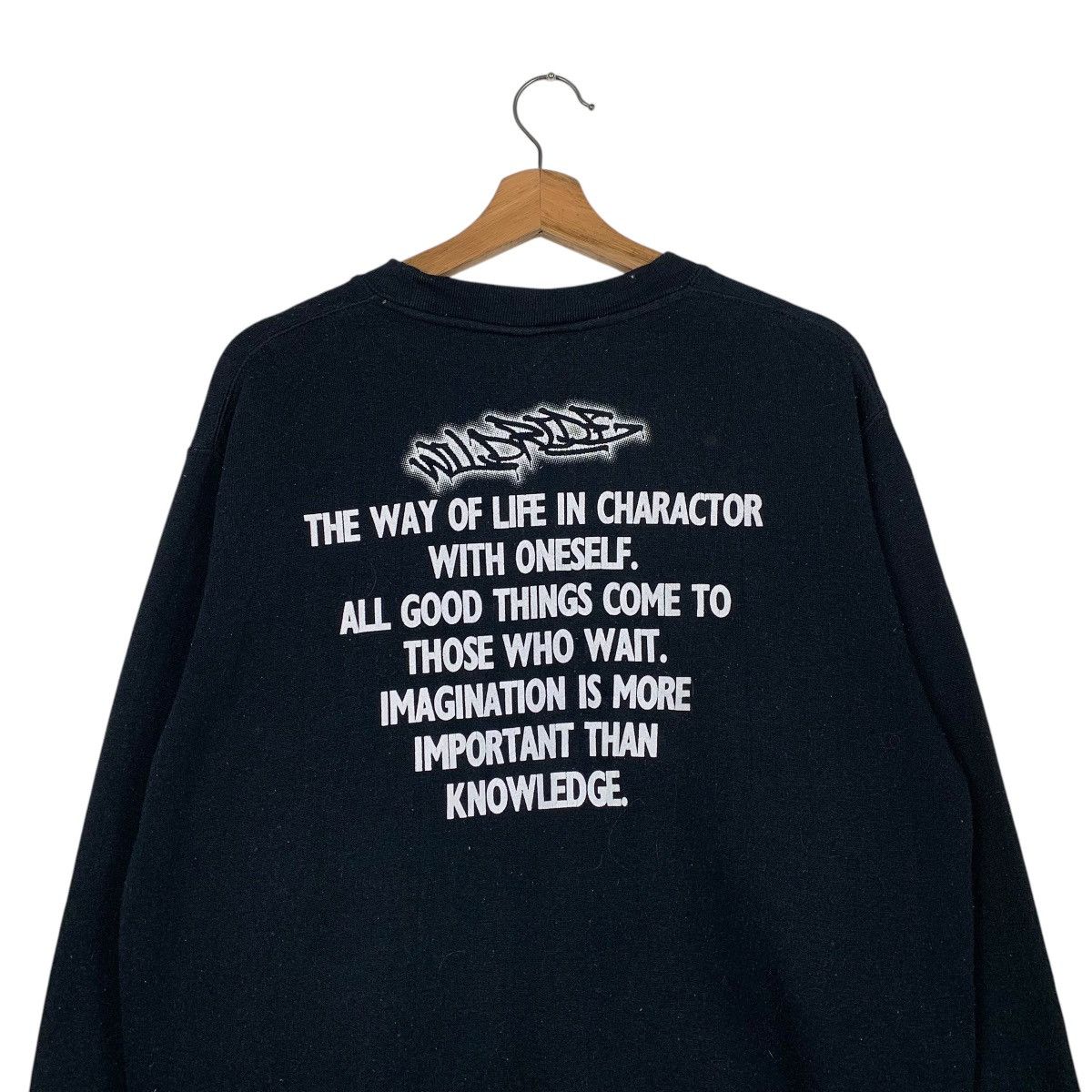 Japanese Brand Japanese Brand Space Opera Skateboard Poem Sweatshirt Size US L / EU 52-54 / 3 - 8 Thumbnail