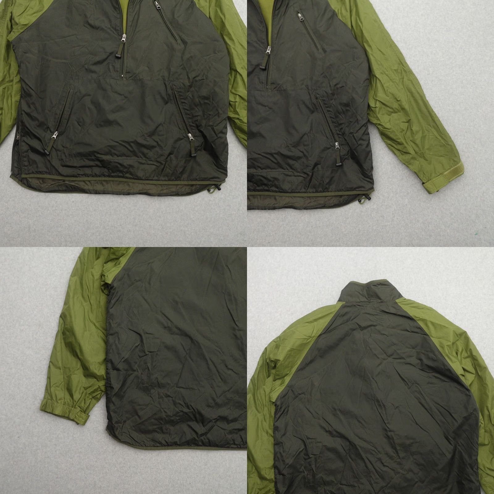 Gap GAP XL Olive Green Parachord Pullover Anorak Jacket Zipper Mens Size XL (26X30) Size US XL / EU 56 / 4 - 8 Thumbnail
