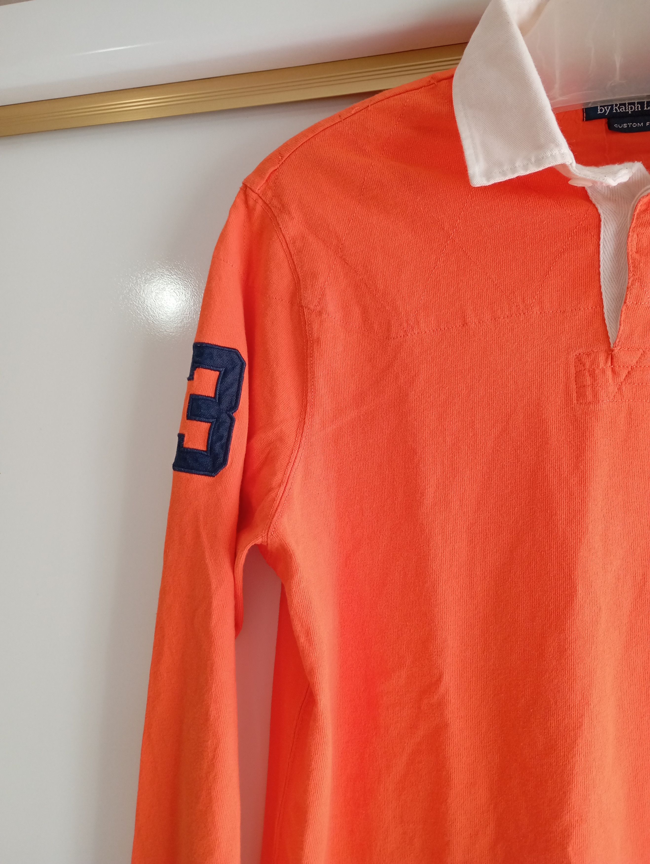 Polo Ralph Lauren Polo Ralph Lauren #3 Rugby Shirt Custom Fit Size L Size US L / EU 52-54 / 3 - 4 Thumbnail