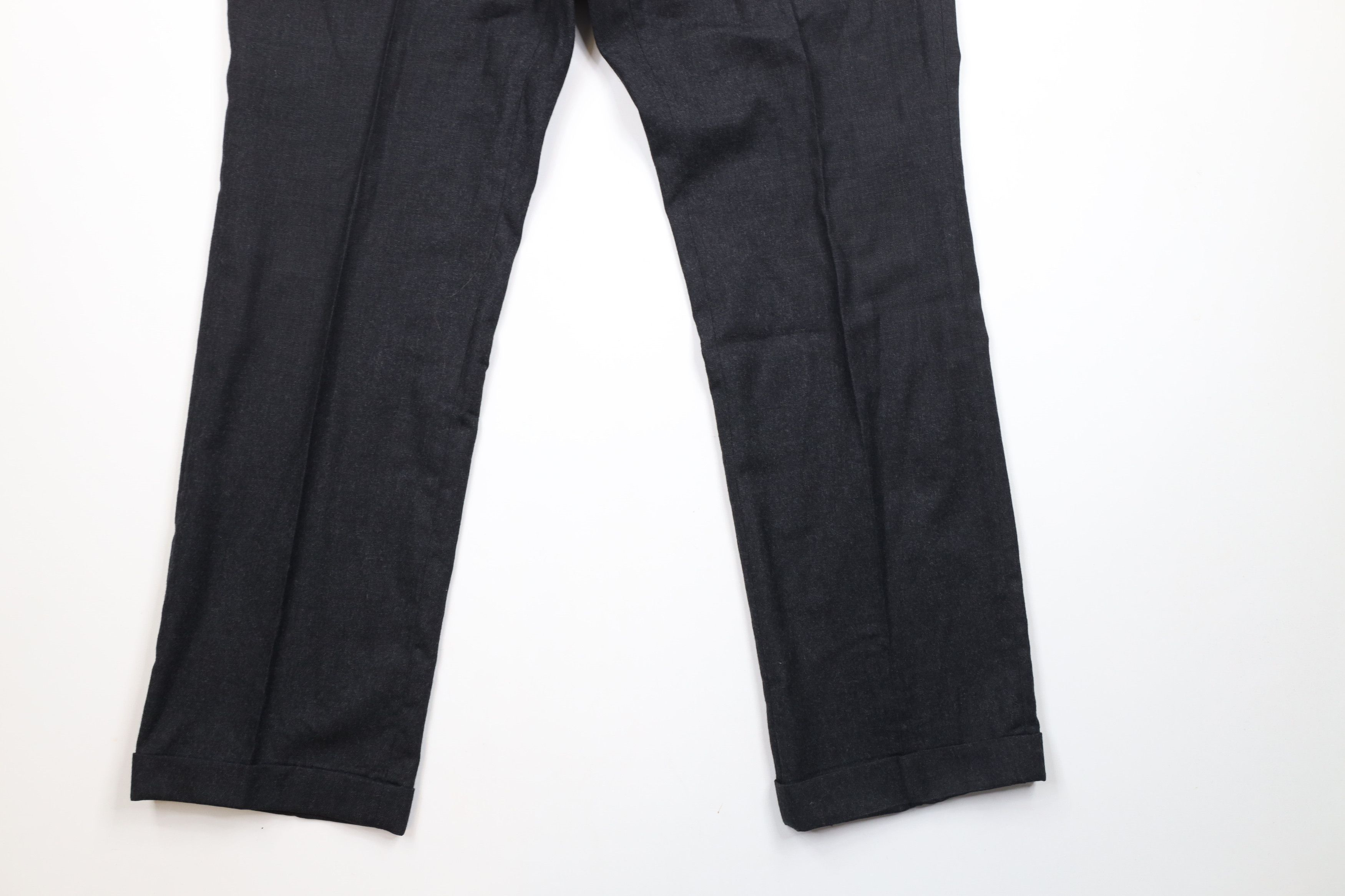 Pendleton × Vintage Vintage 70s Pendleton Cuffed Wool Wide Leg Chino Pants USA Size US 38 / EU 54 - 4 Thumbnail